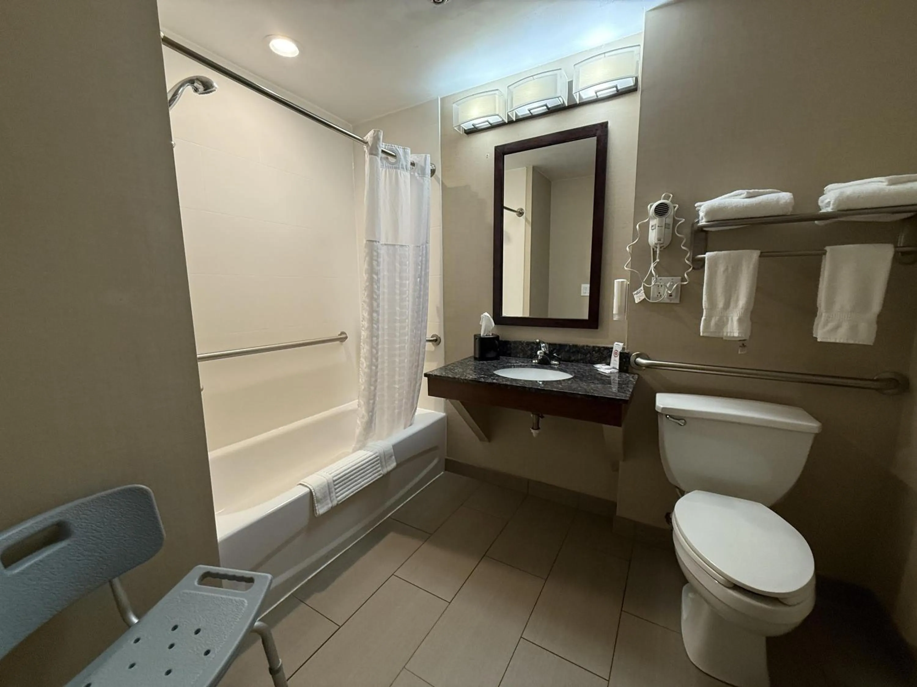 Bathroom in SureStay by Best Western Marion
