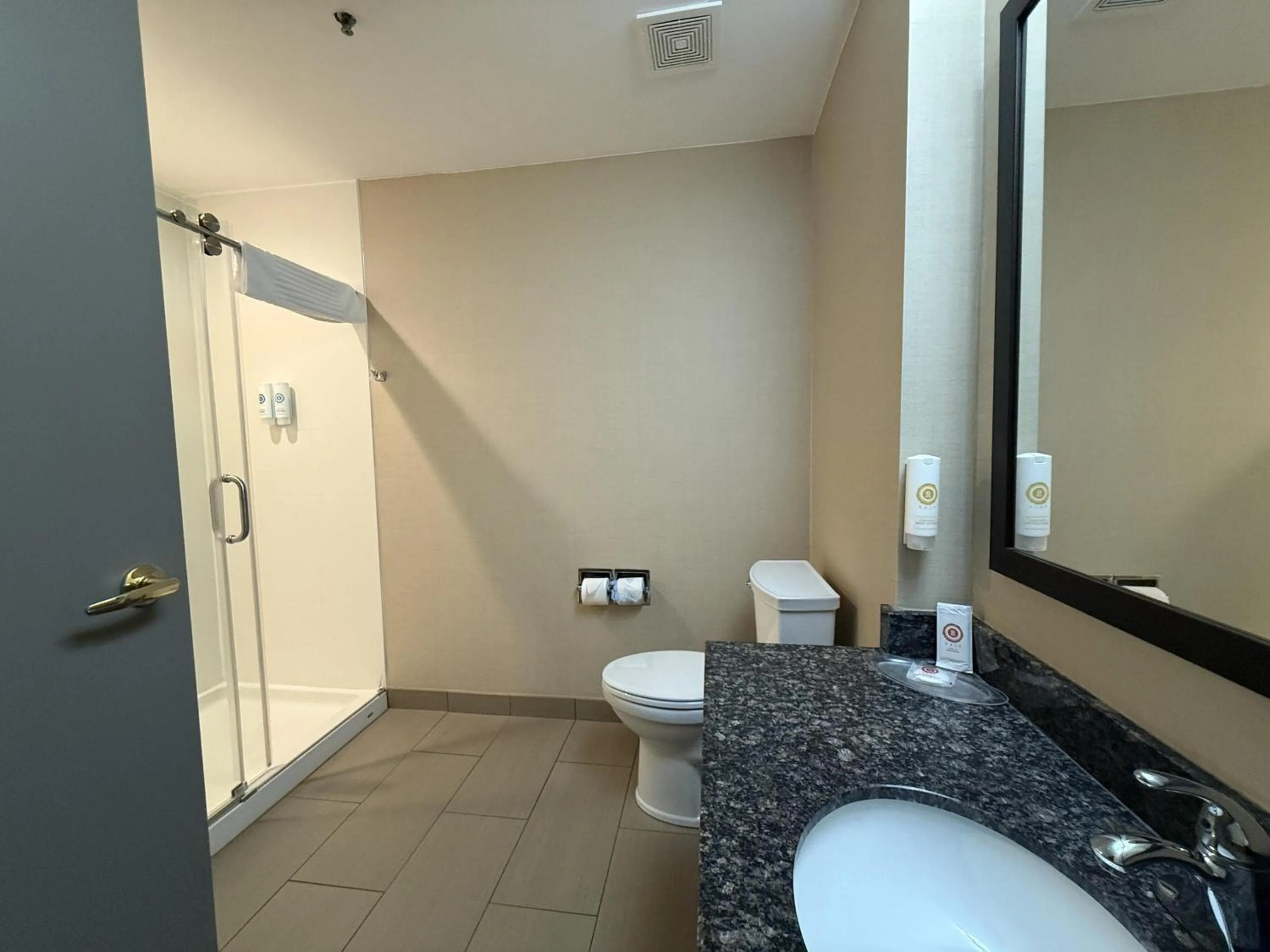 Bathroom in SureStay by Best Western Marion