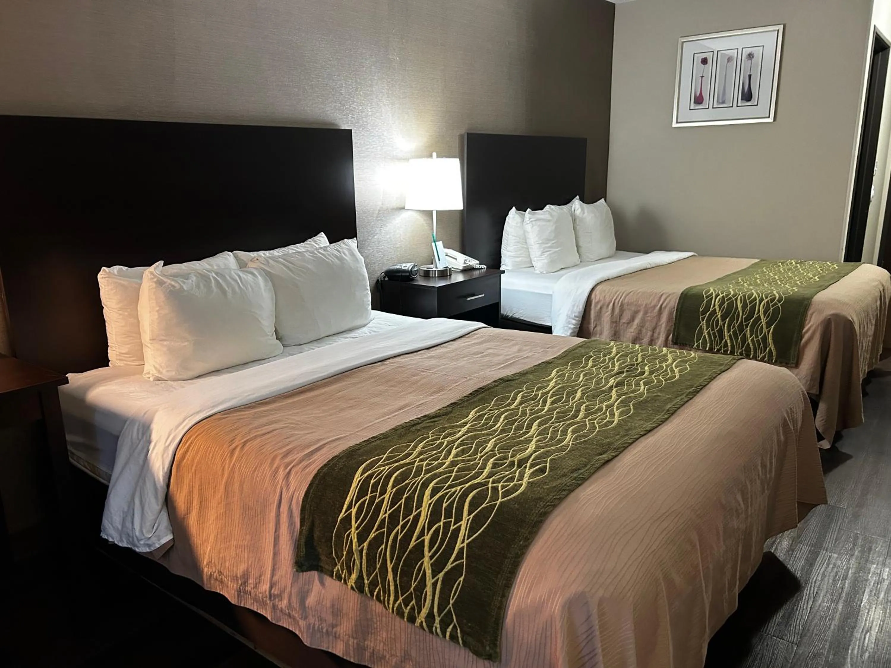 Bed in Quality Inn Goodland I-70