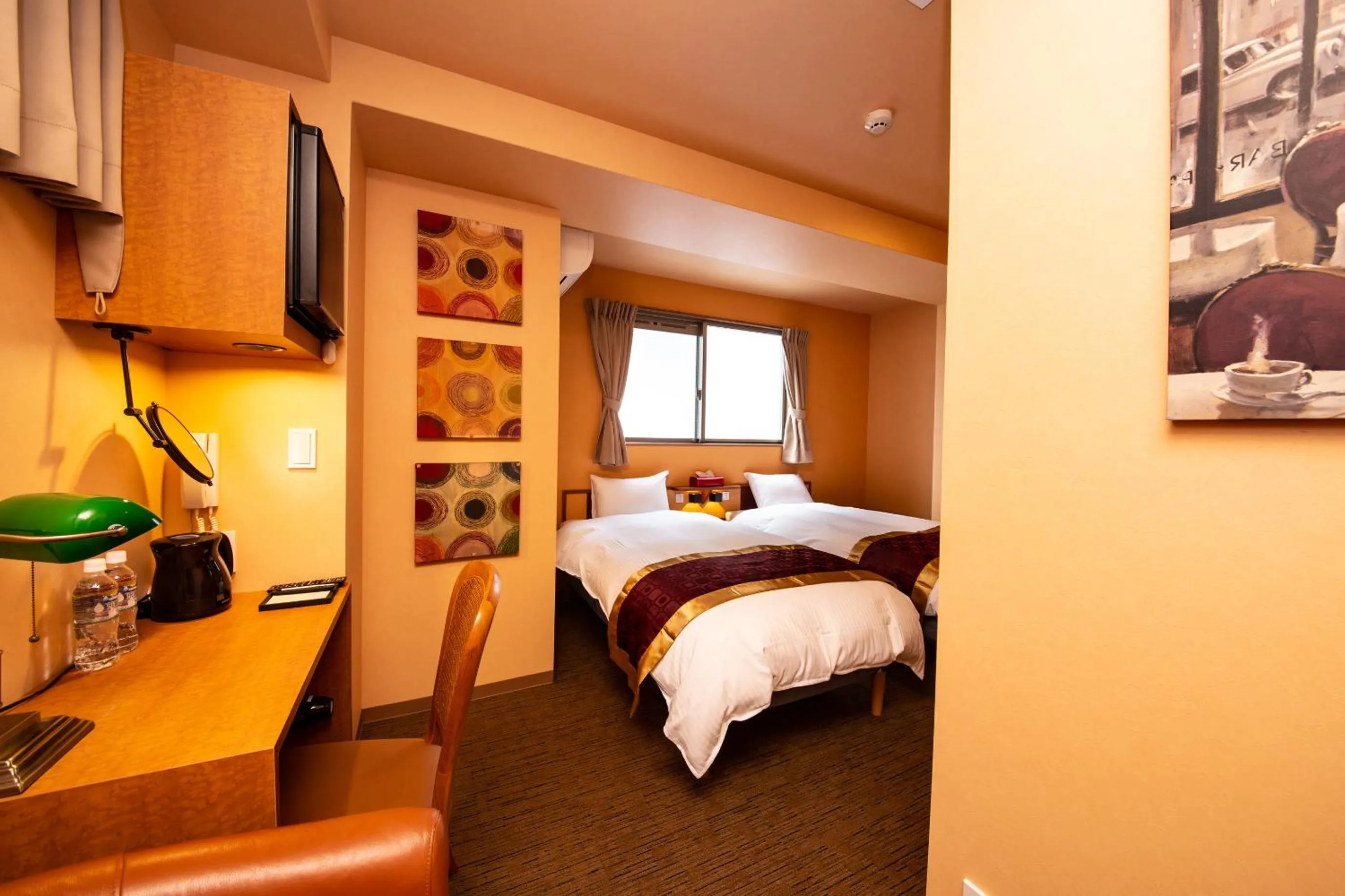 Bed in THE L.A. MART HOTEL KYOTO