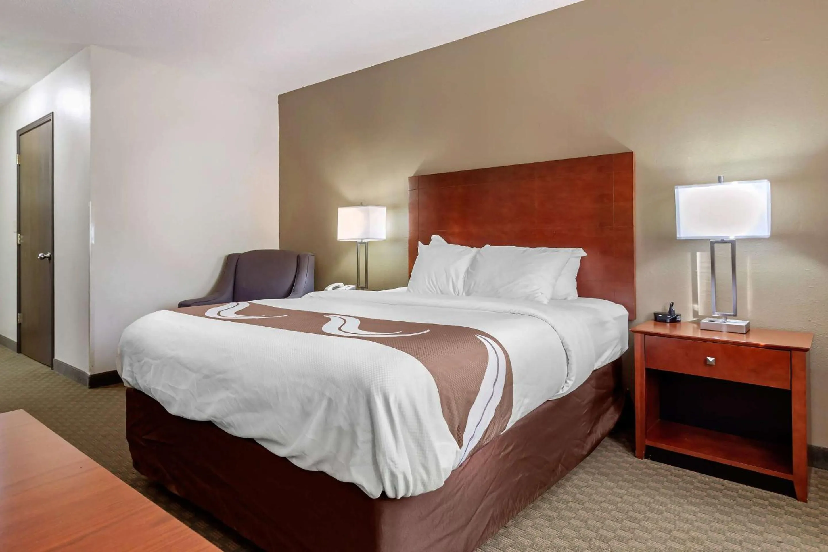 Bedroom in Quality Inn Hays I-70