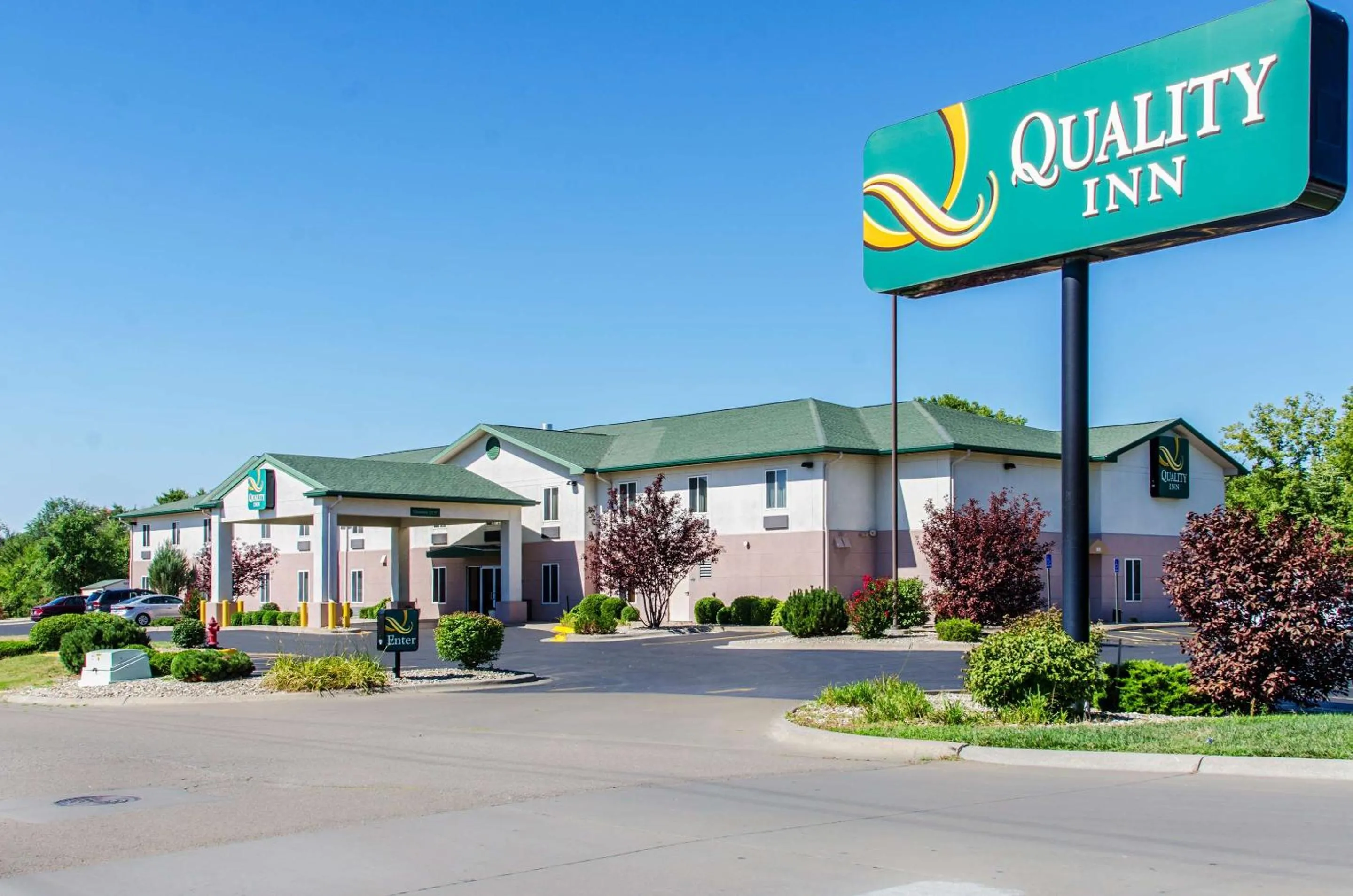 Property building in Quality Inn Junction City near Fort Riley