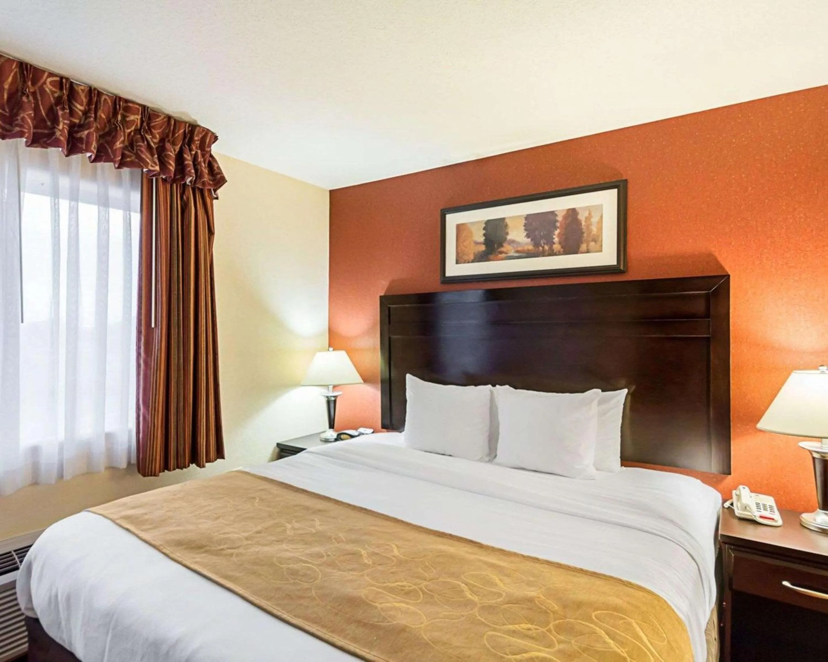 Bedroom, Bed in Comfort Suites Airport