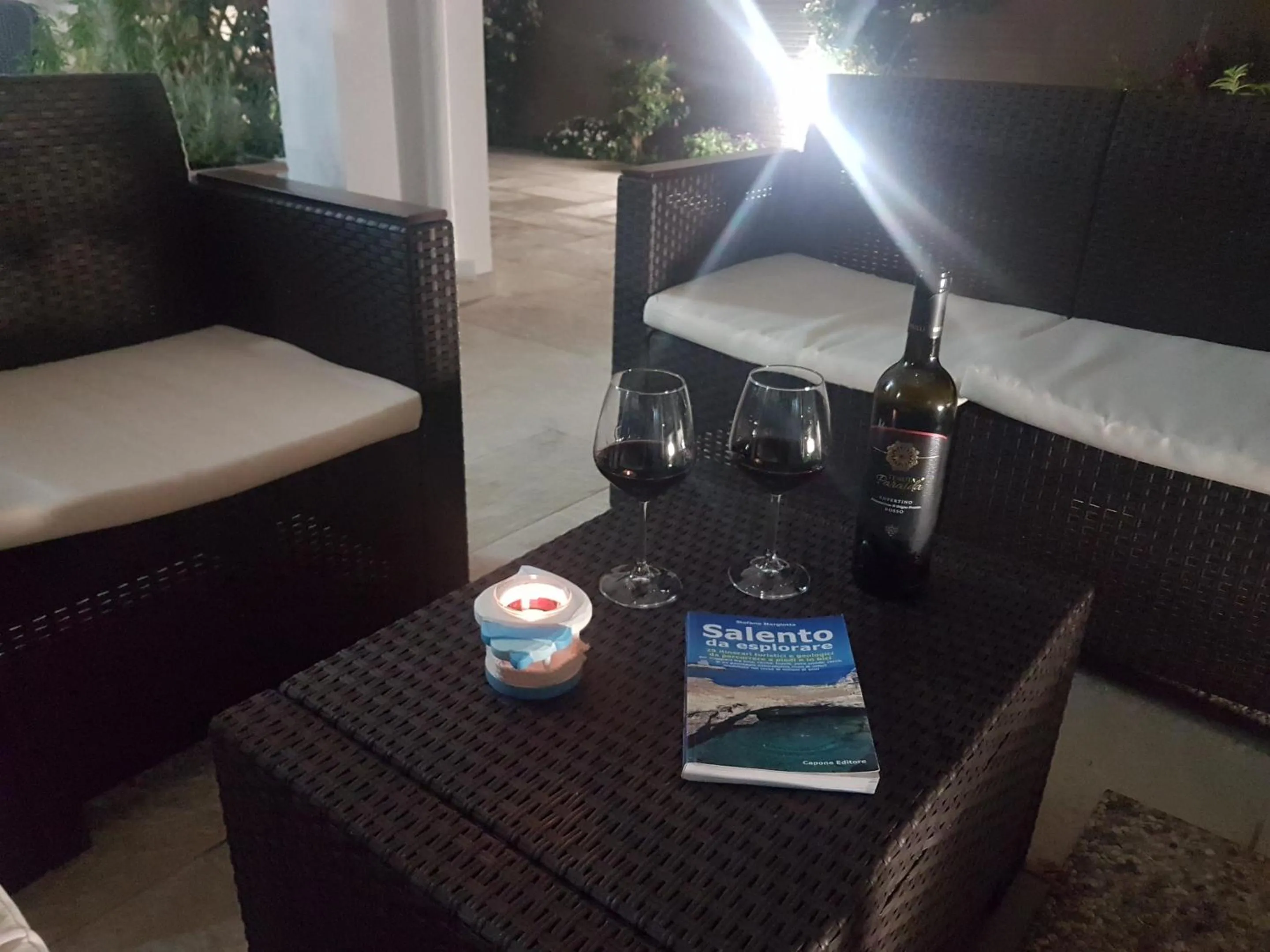 Patio, Bed in B&B villa brezza marina