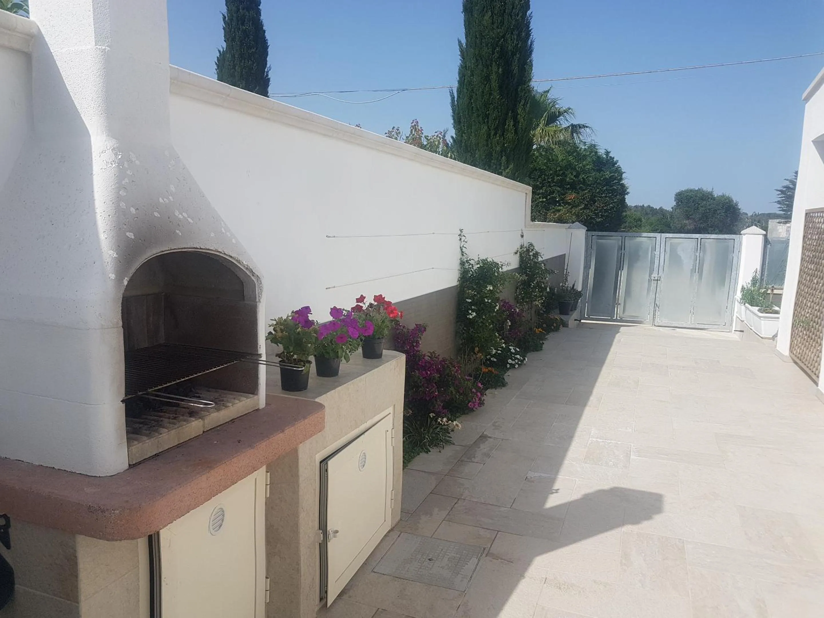 BBQ facilities in B&B villa brezza marina
