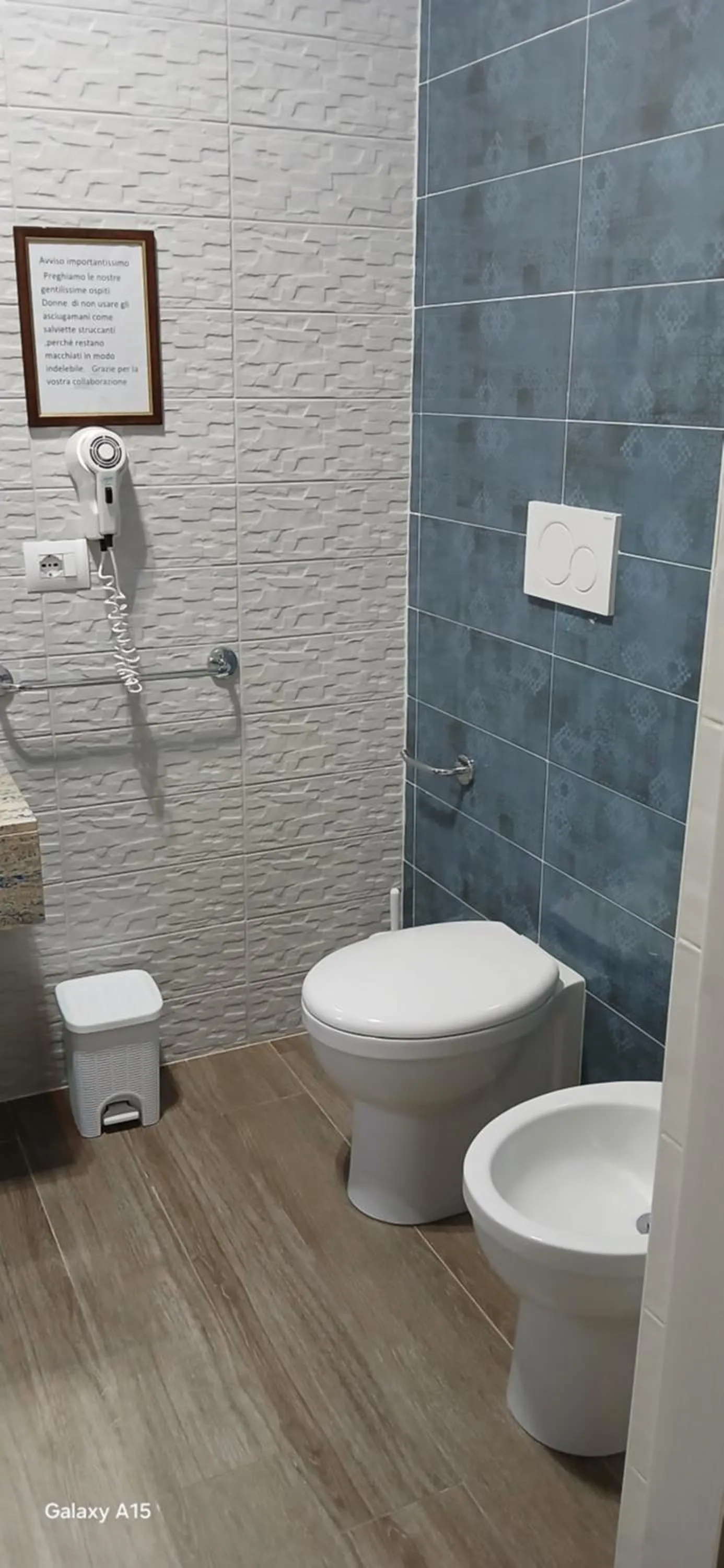 Toilet in B&B villa brezza marina