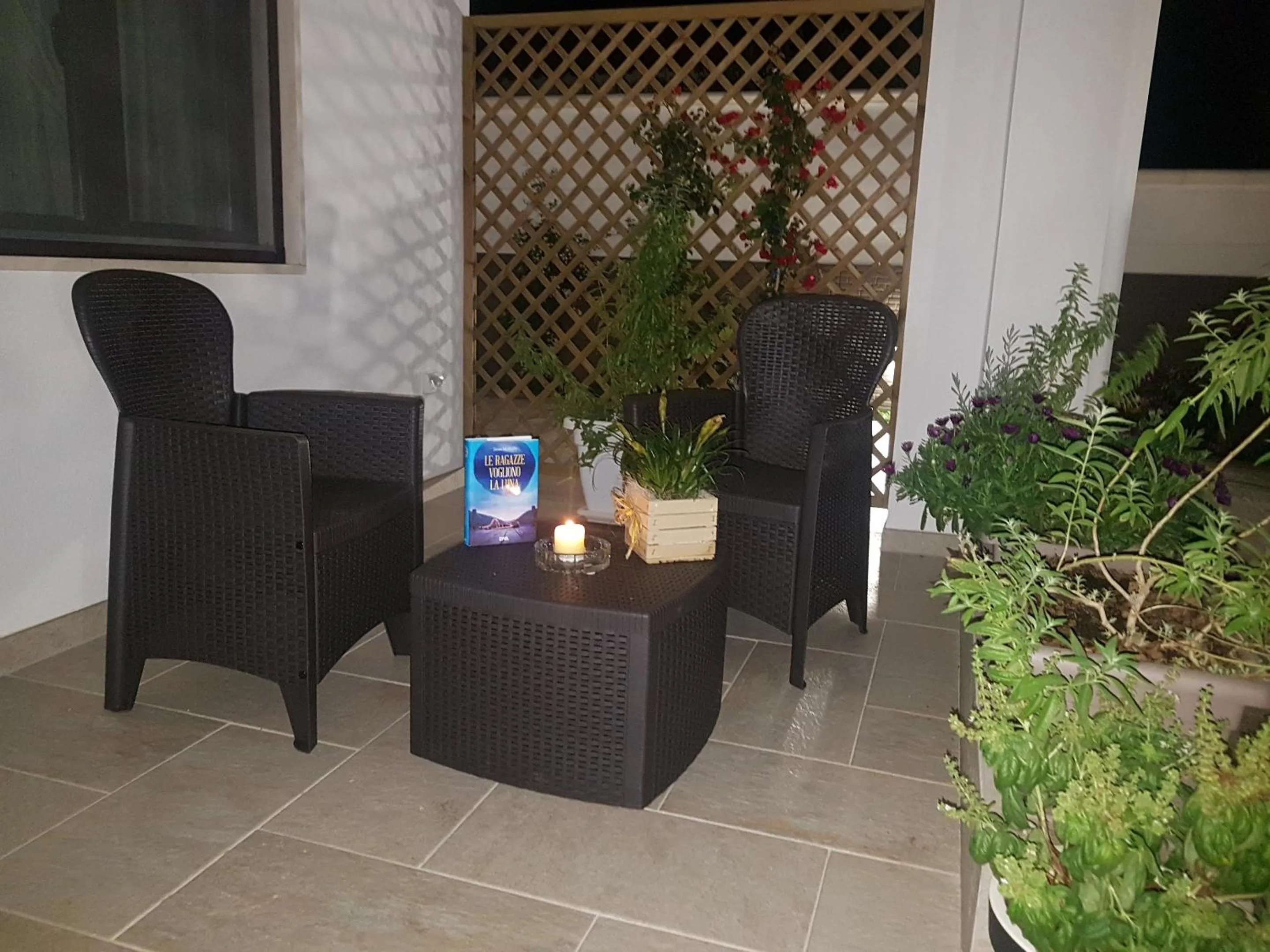 Patio in B&B villa brezza marina