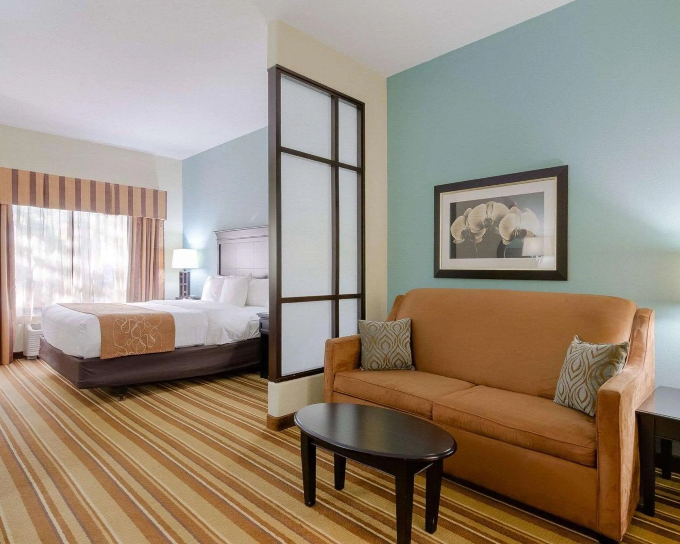 Bedroom, Bed in Comfort Suites Topeka Northwest