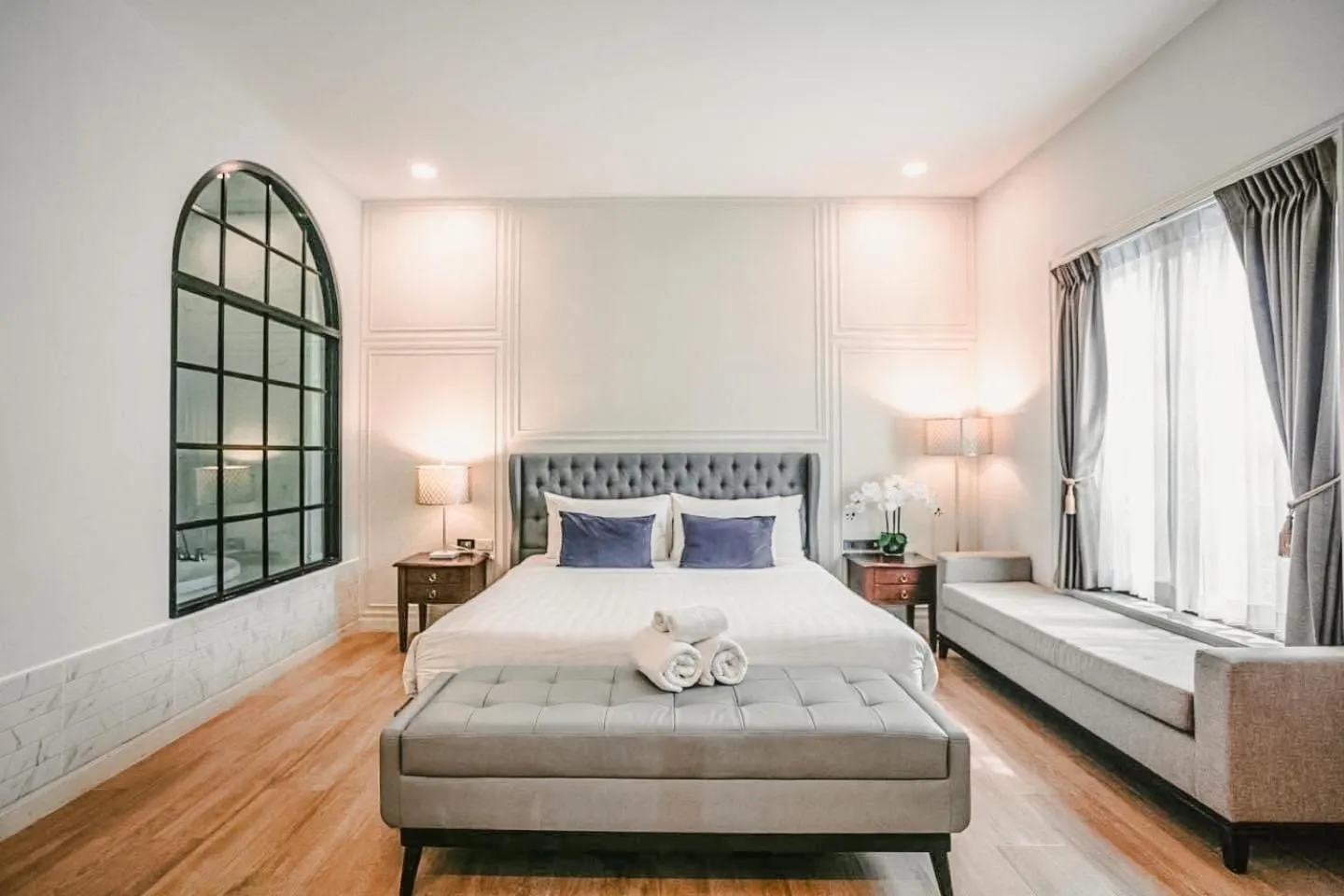 Bed in Villa Seville