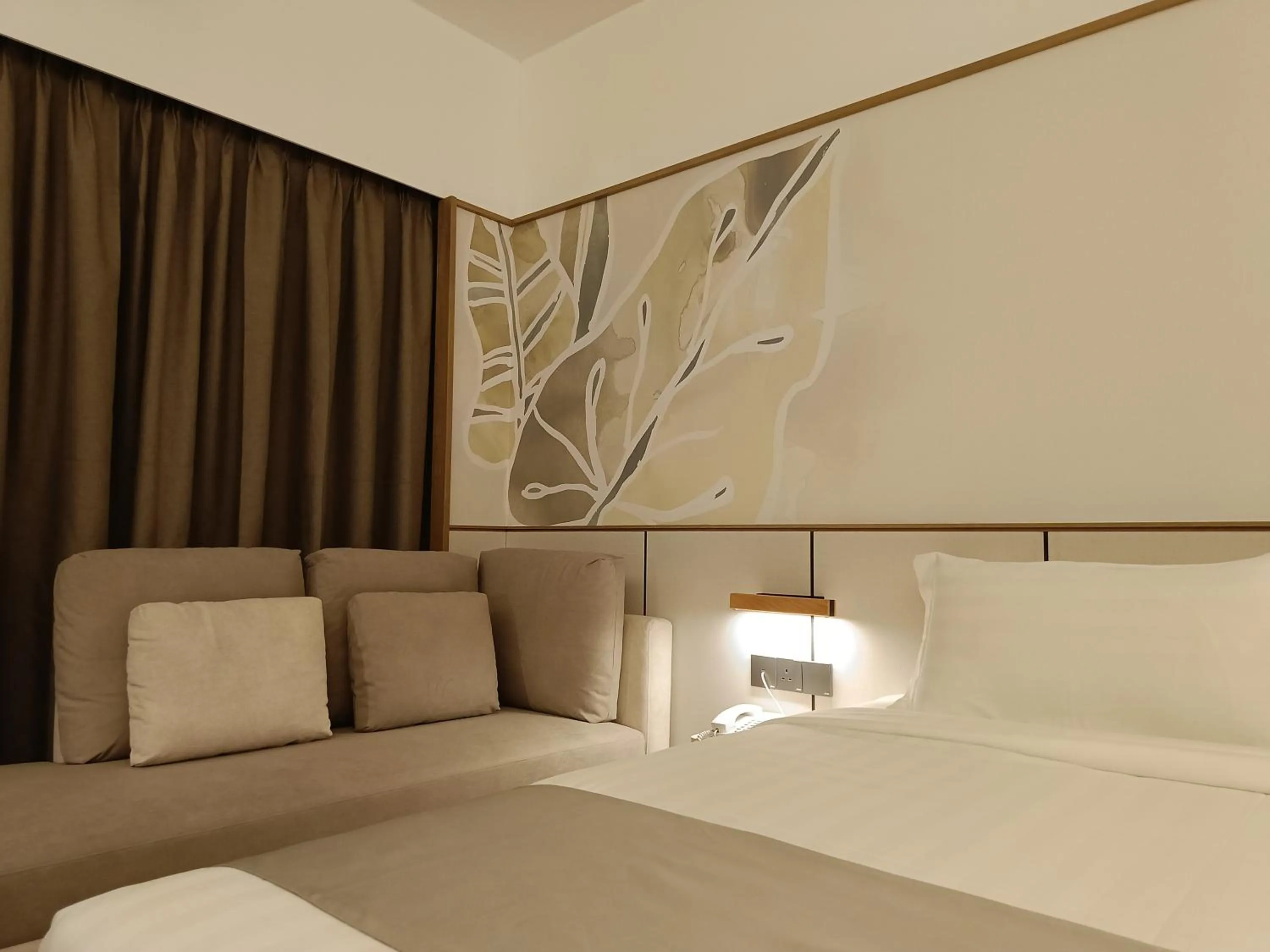 Bed in H Elite Design Hotel