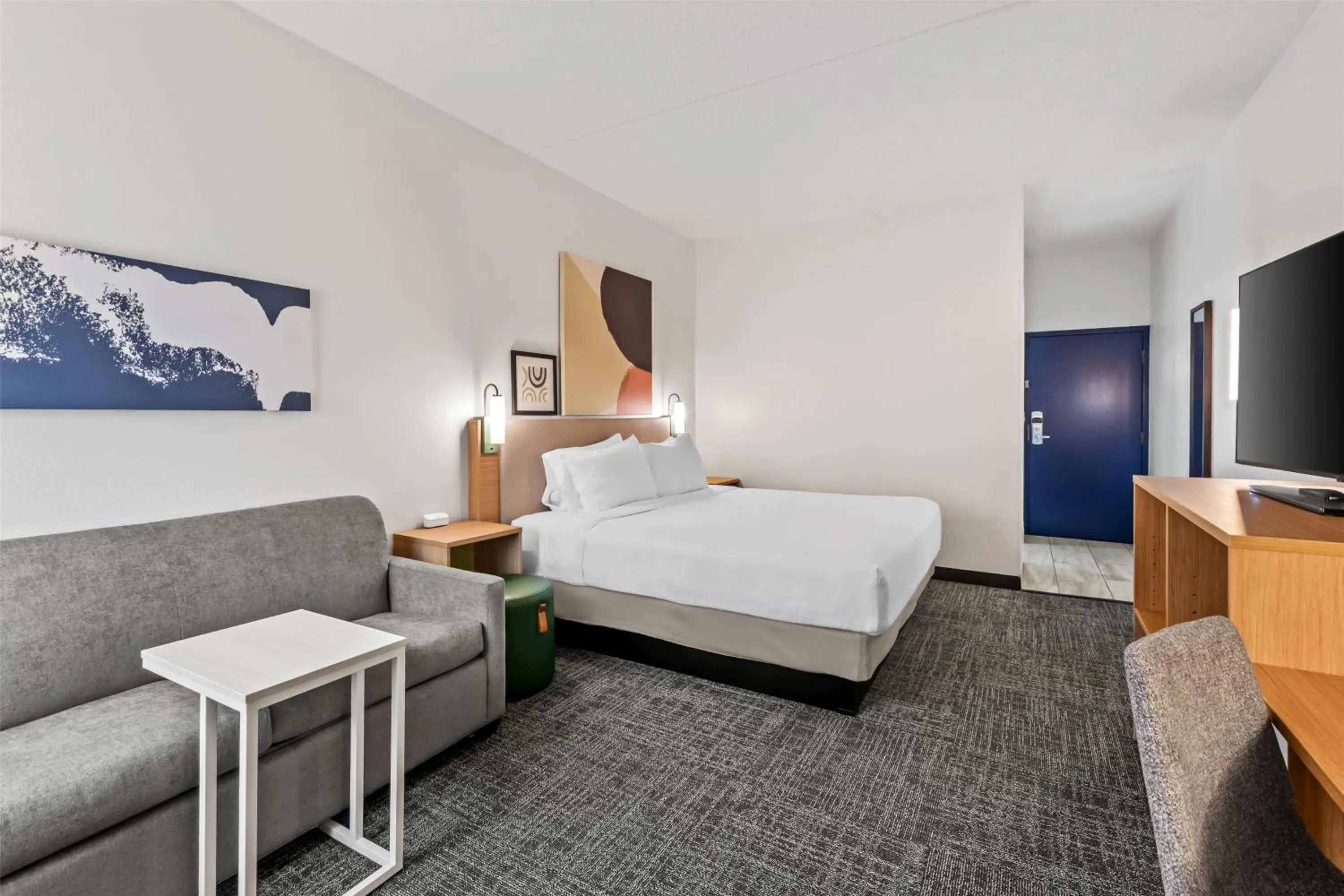 Living room, Bed in Spark by Hilton Lexington Hamburg