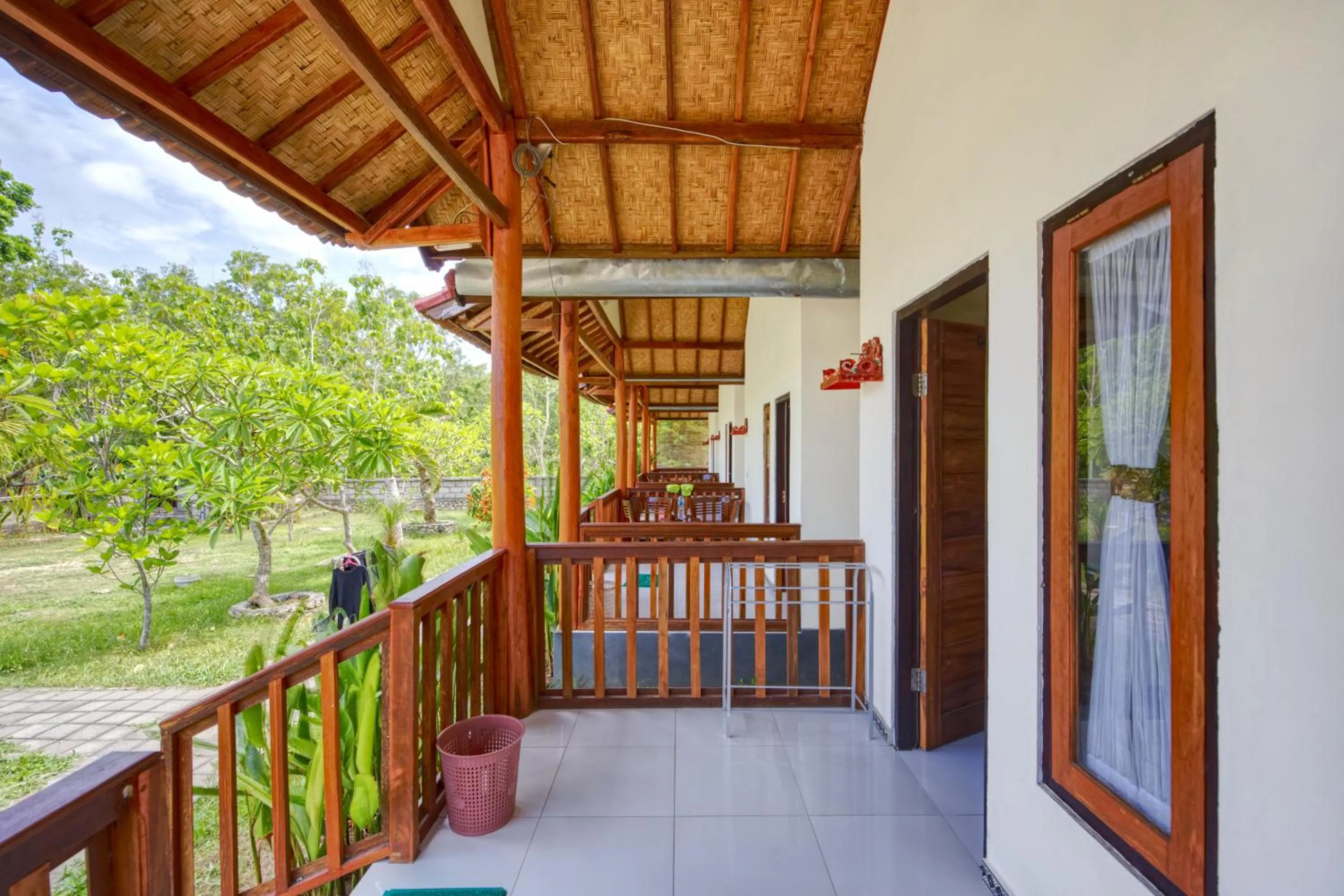 Patio in Nata Cottages