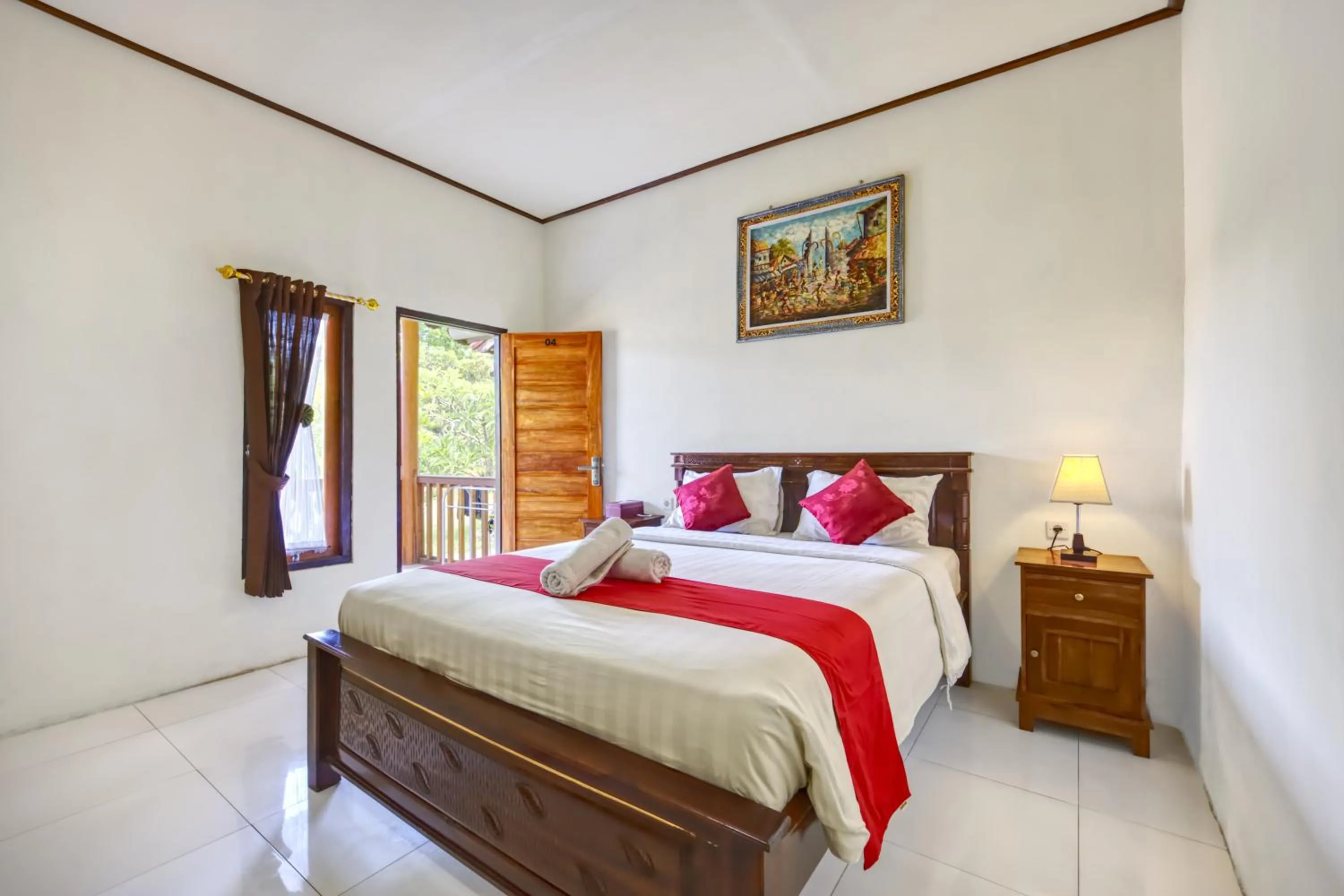 Bed in Nata Cottages