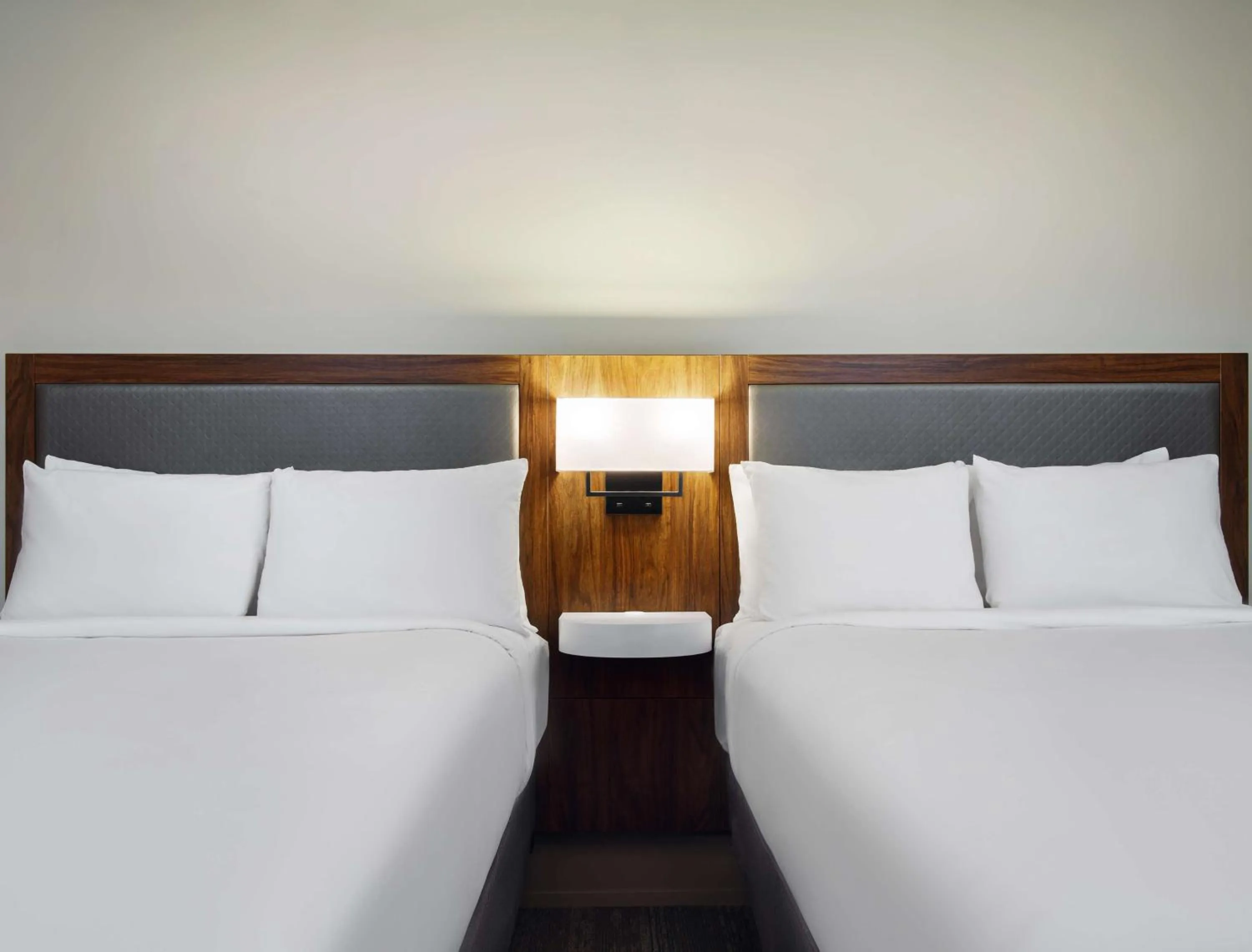 Bed in Hampton Inn & Suites New Orleans Canal St. French Quarter