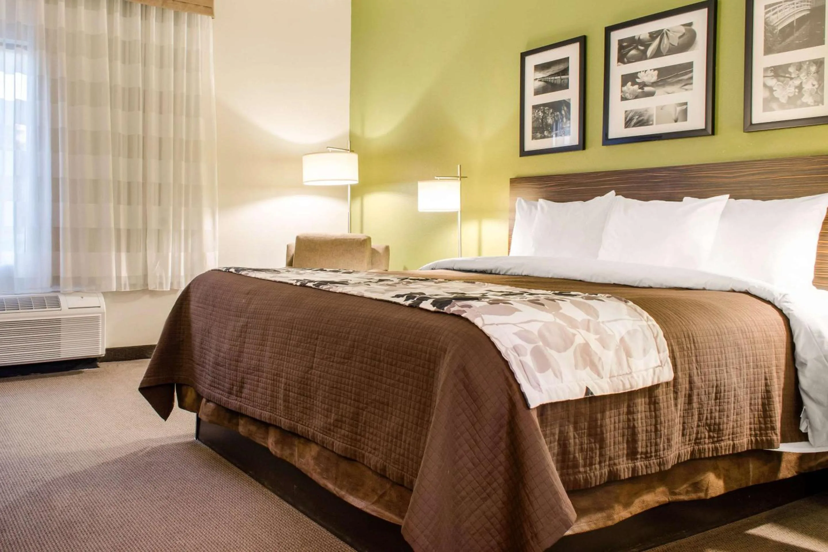 Bedroom, Bed in Sleep Inn & Suites Metairie - New Orleans West