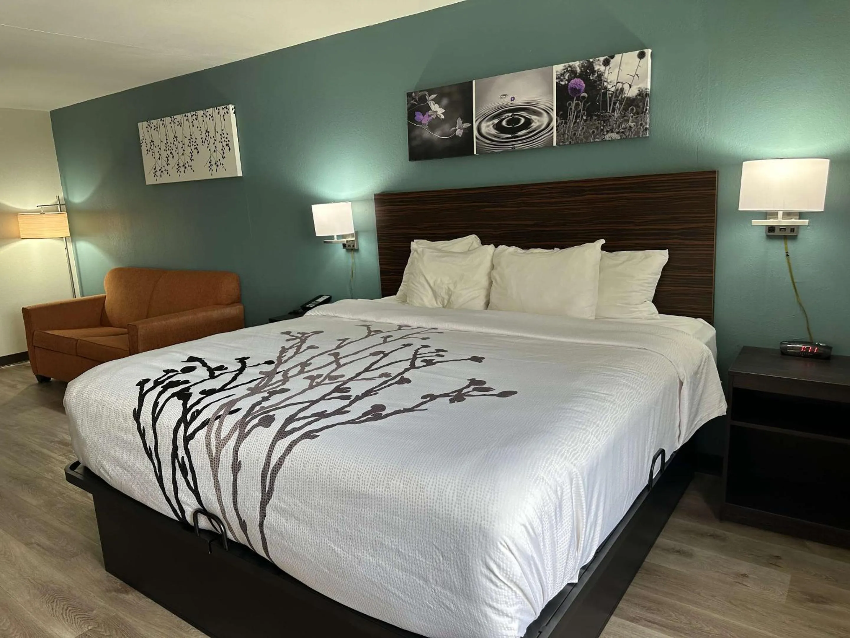 Bedroom, Bed in Sleep Inn & Suites Pineville - Alexandria