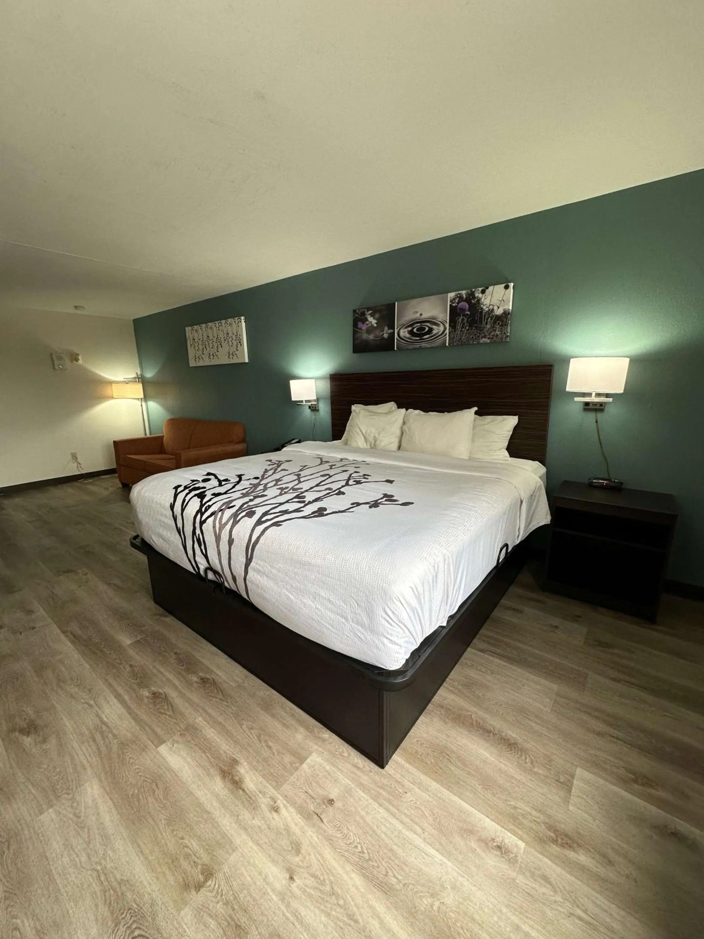 Bedroom, Bed in Sleep Inn & Suites Pineville - Alexandria