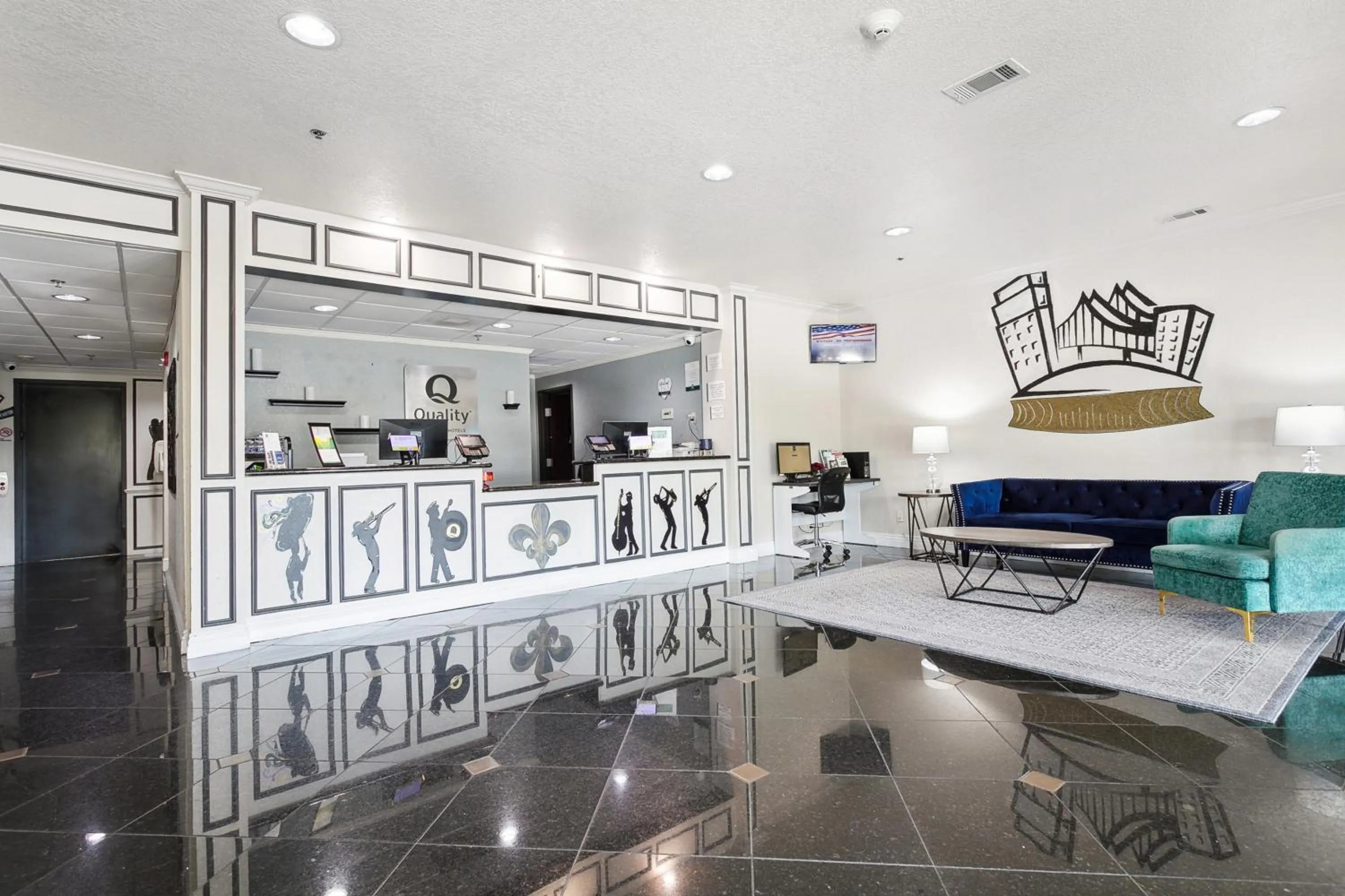 Lobby or reception in Quality Inn & Suites Slidell