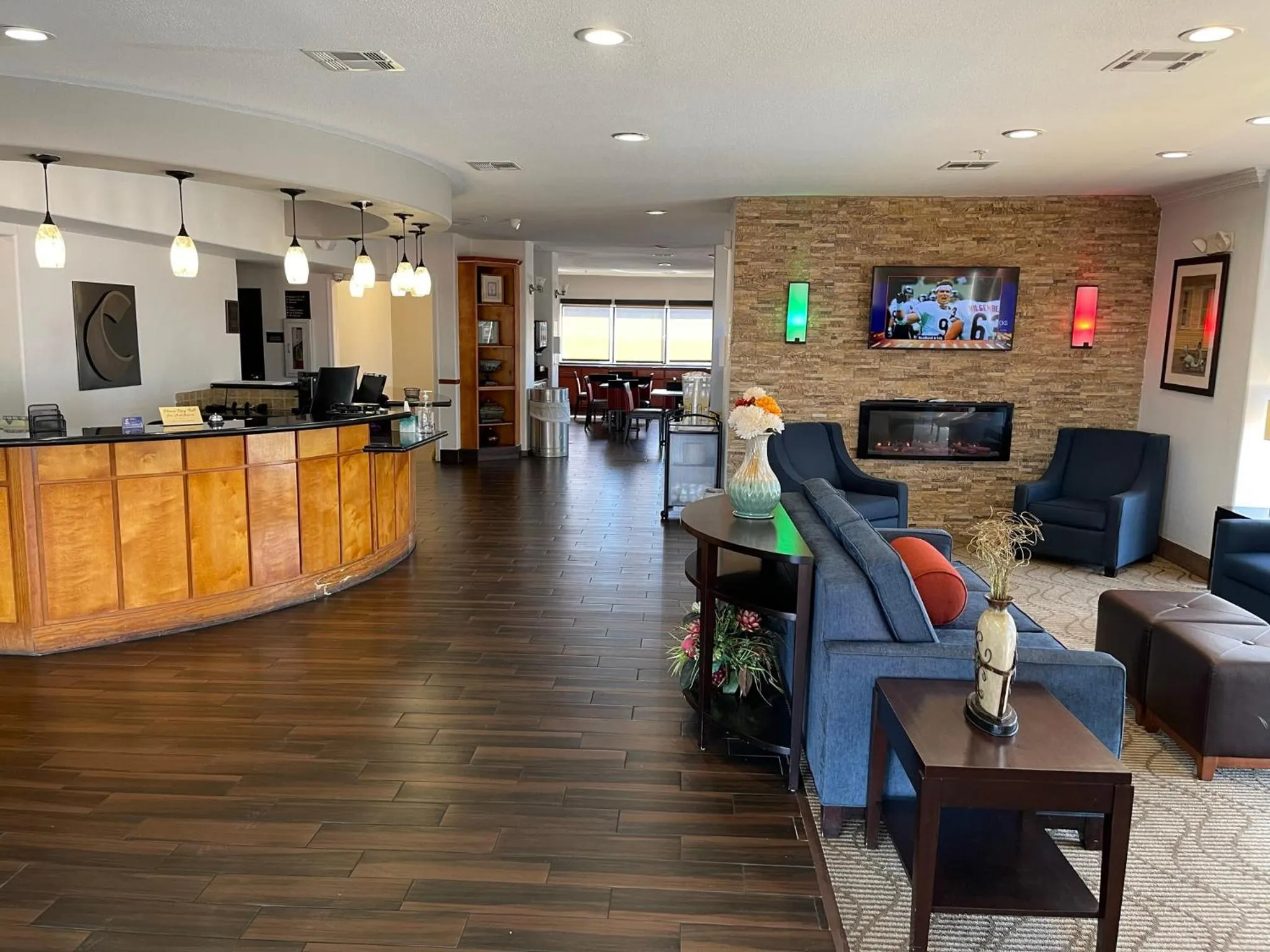 Lobby or reception in Comfort Suites Lake Charles