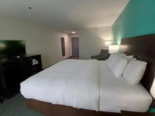 Bed in Quality Inn & Suites Houma