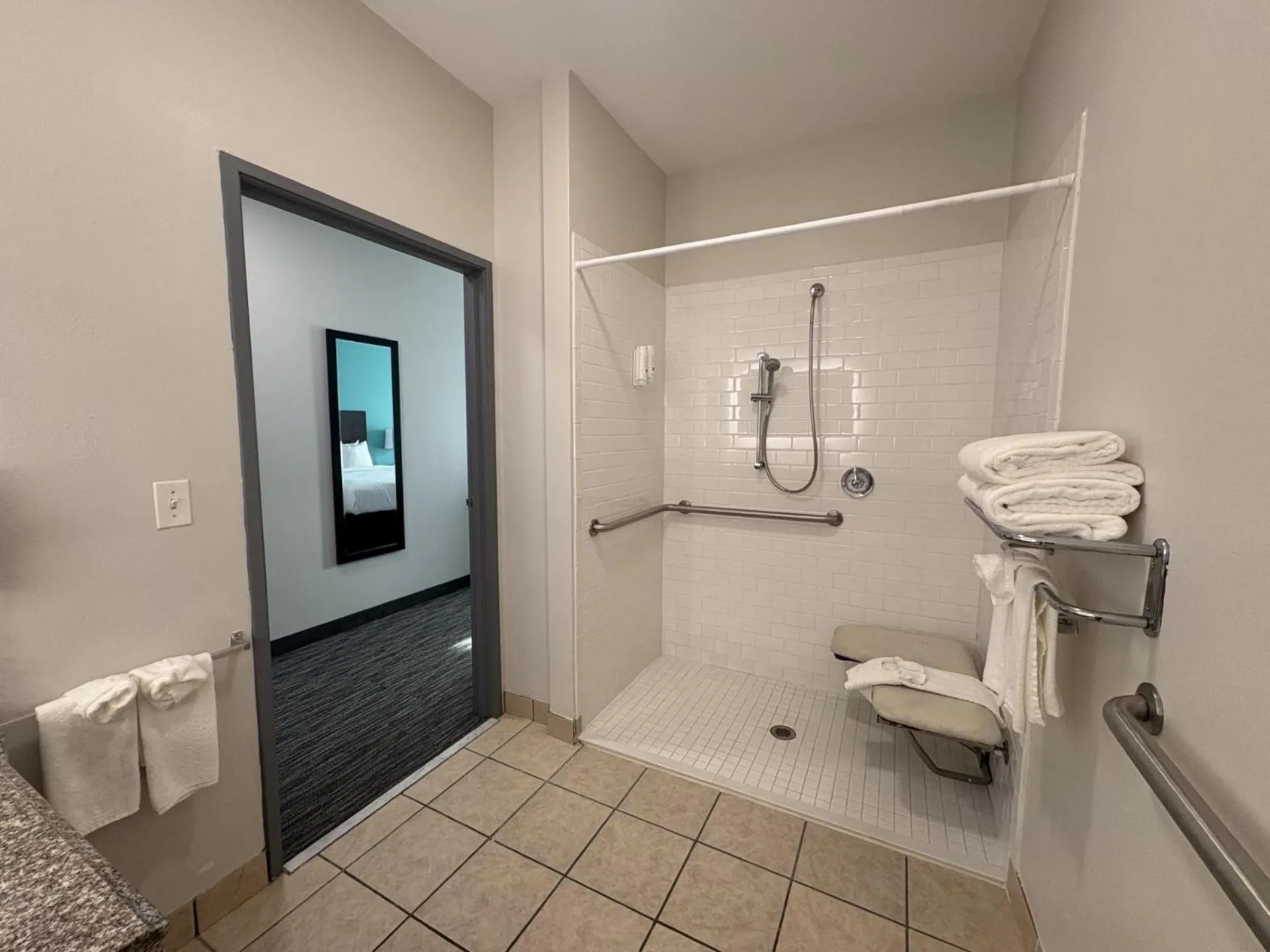 Shower in Quality Inn & Suites Houma