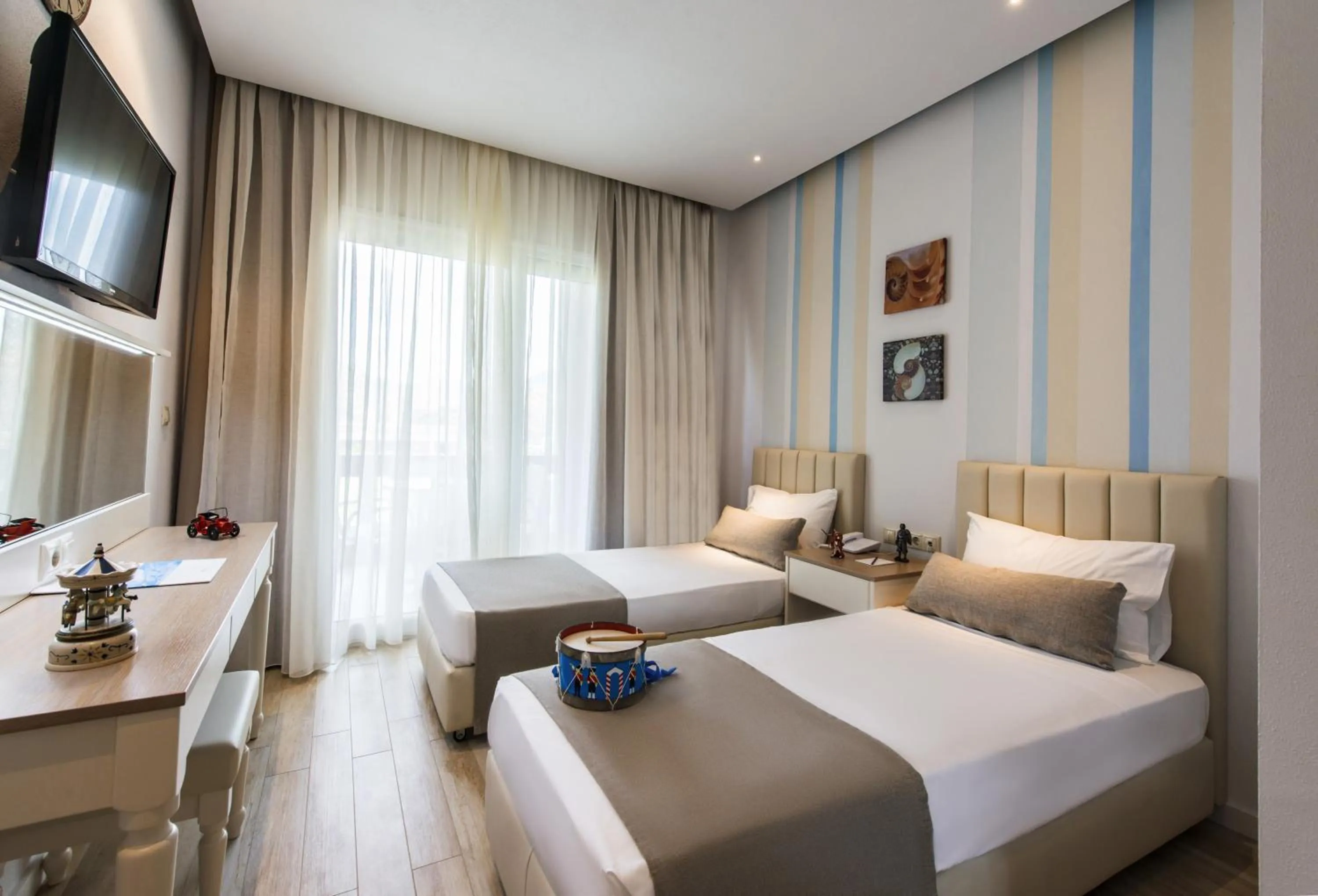 Bed in Fodele Beach Water Park Resort