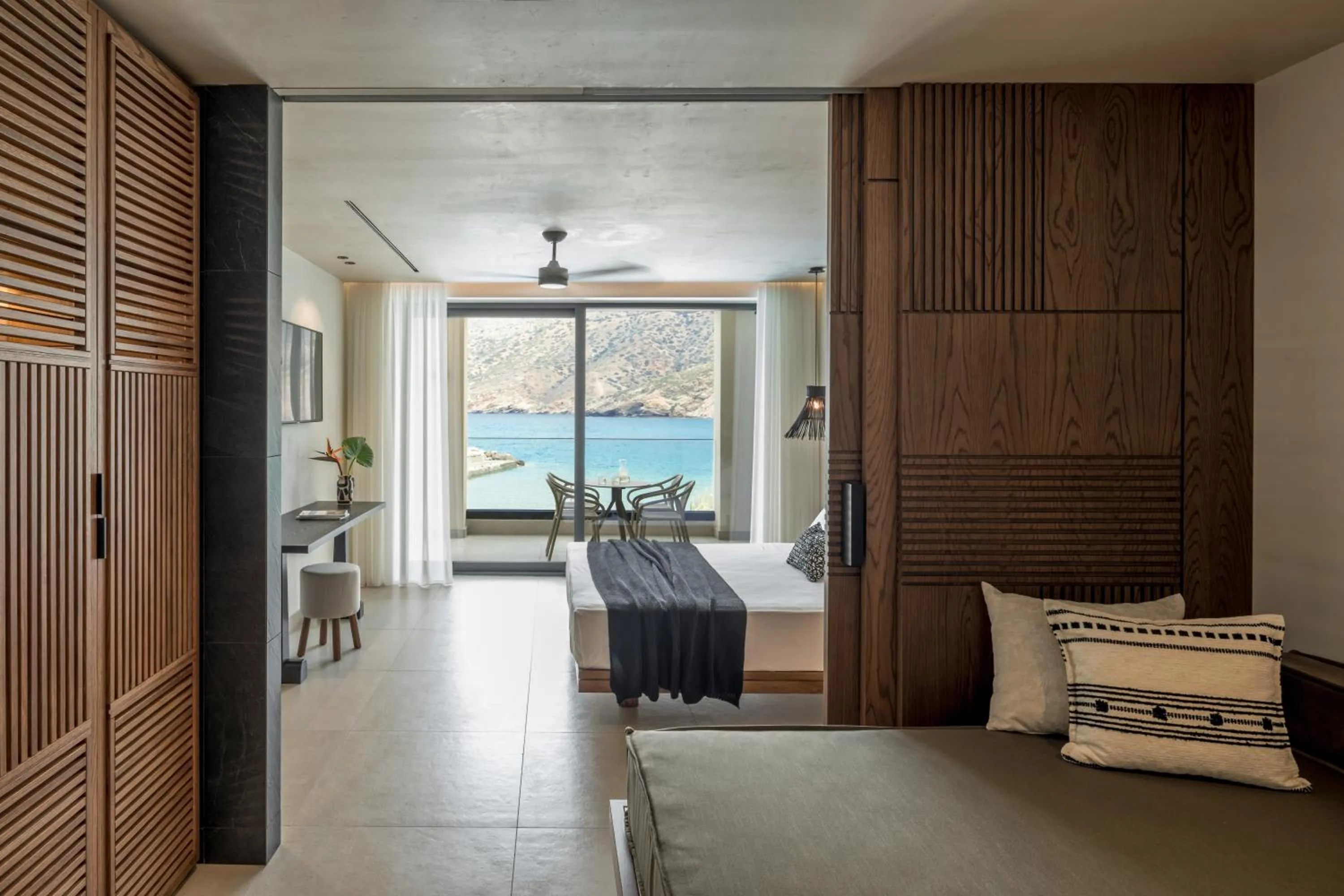 Bed in Fodele Beach Water Park Resort