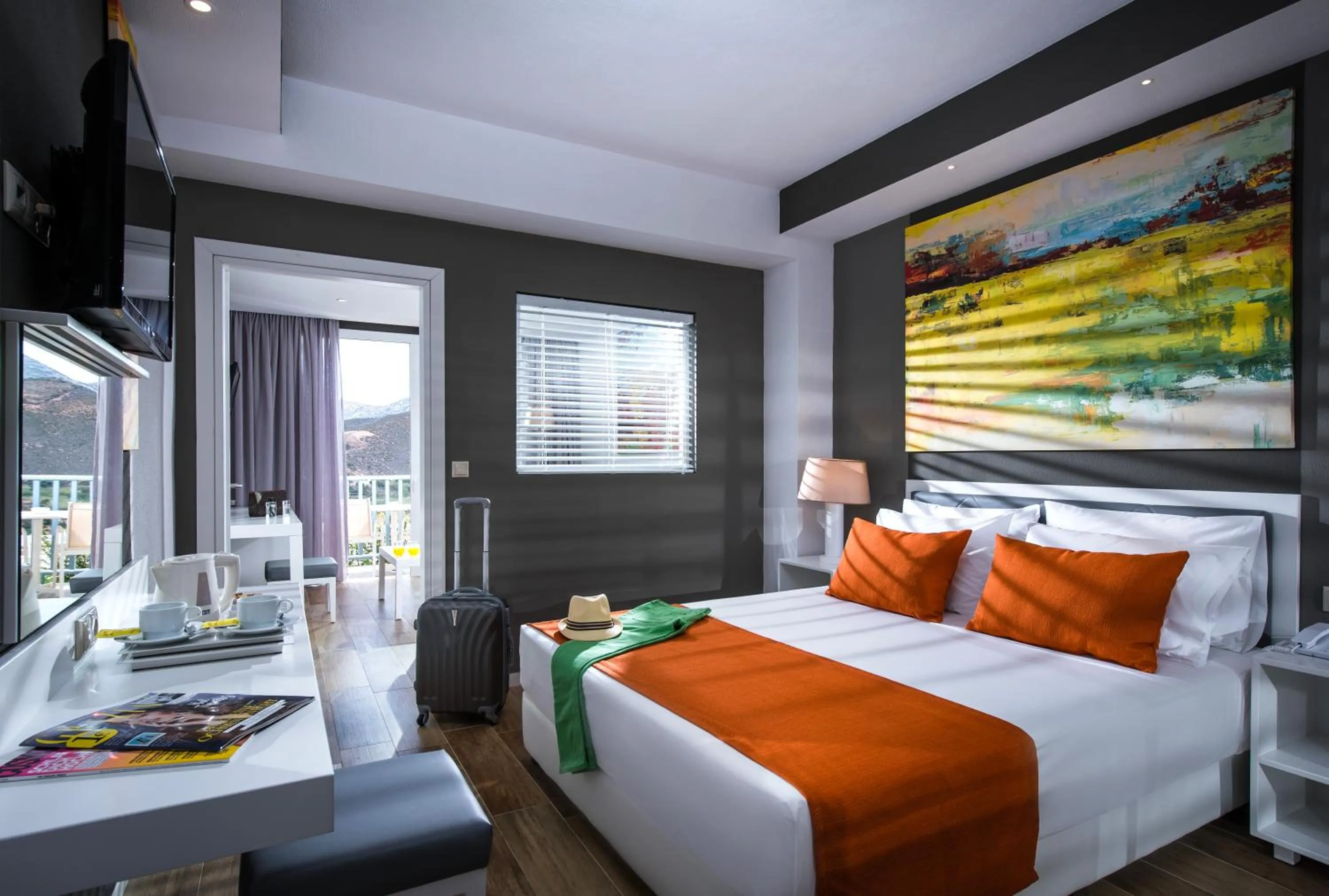 Photo of the whole room, Bed in Fodele Beach Water Park Resort