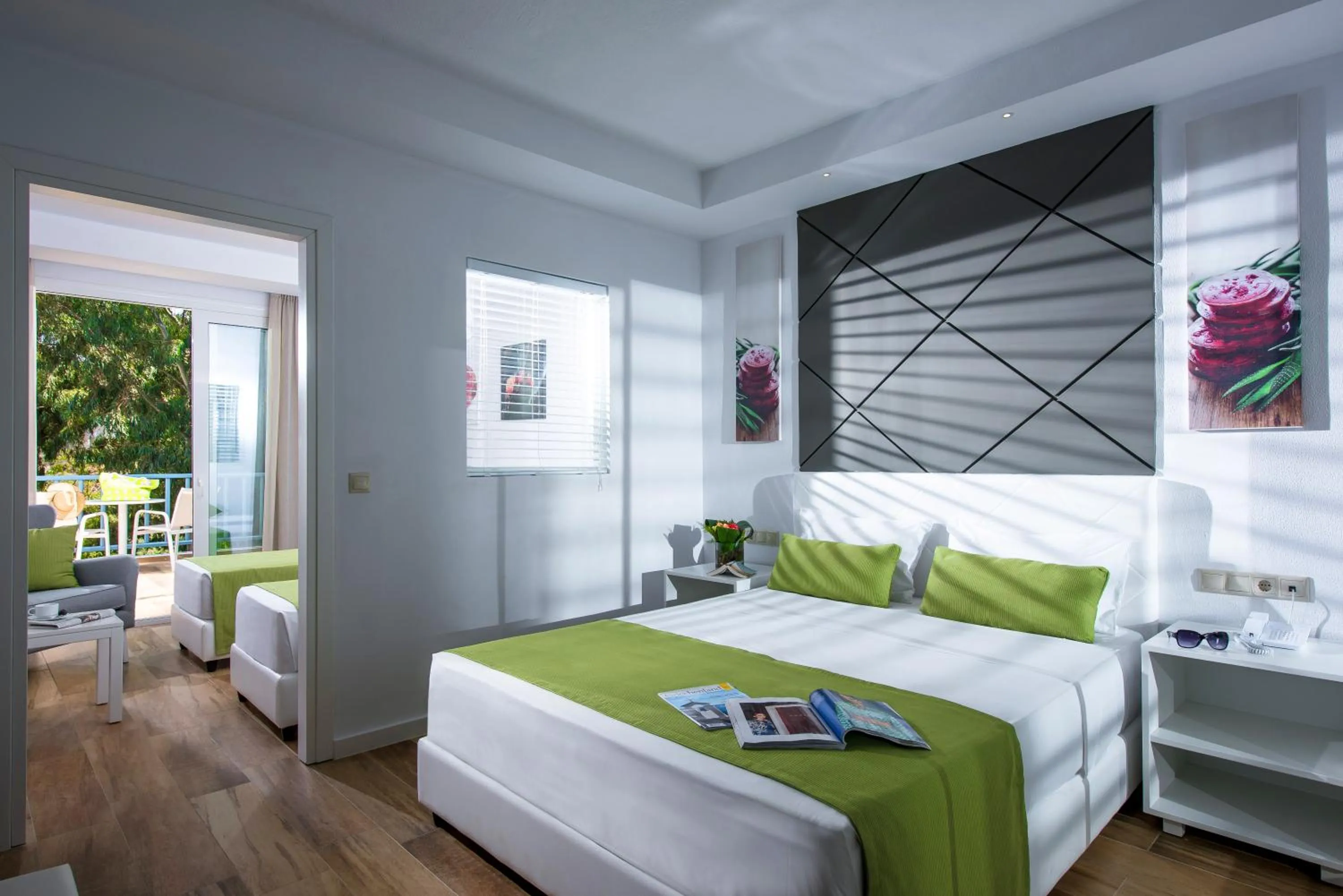 Photo of the whole room, Bed in Fodele Beach Water Park Resort