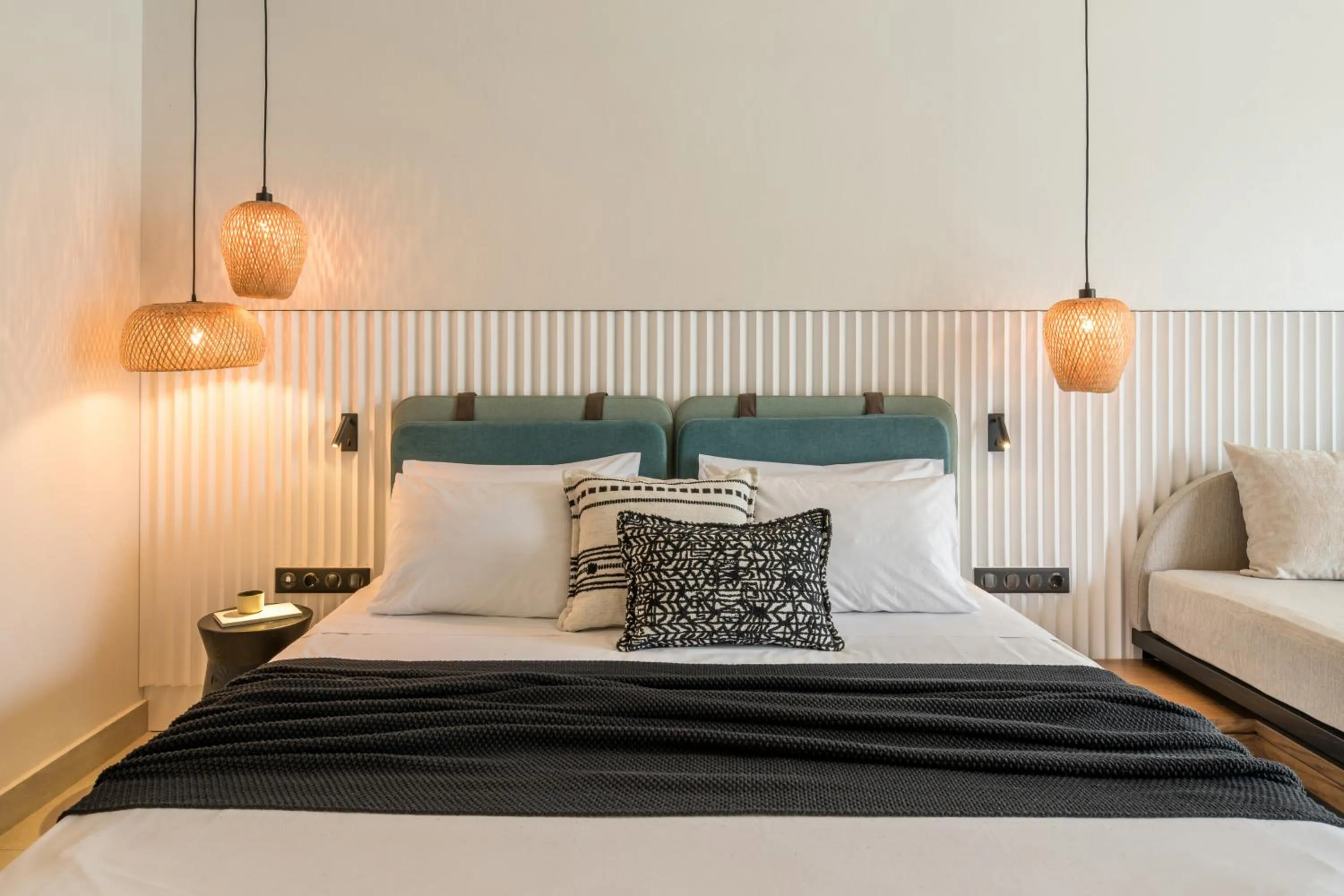 Bed in Fodele Beach Water Park Resort