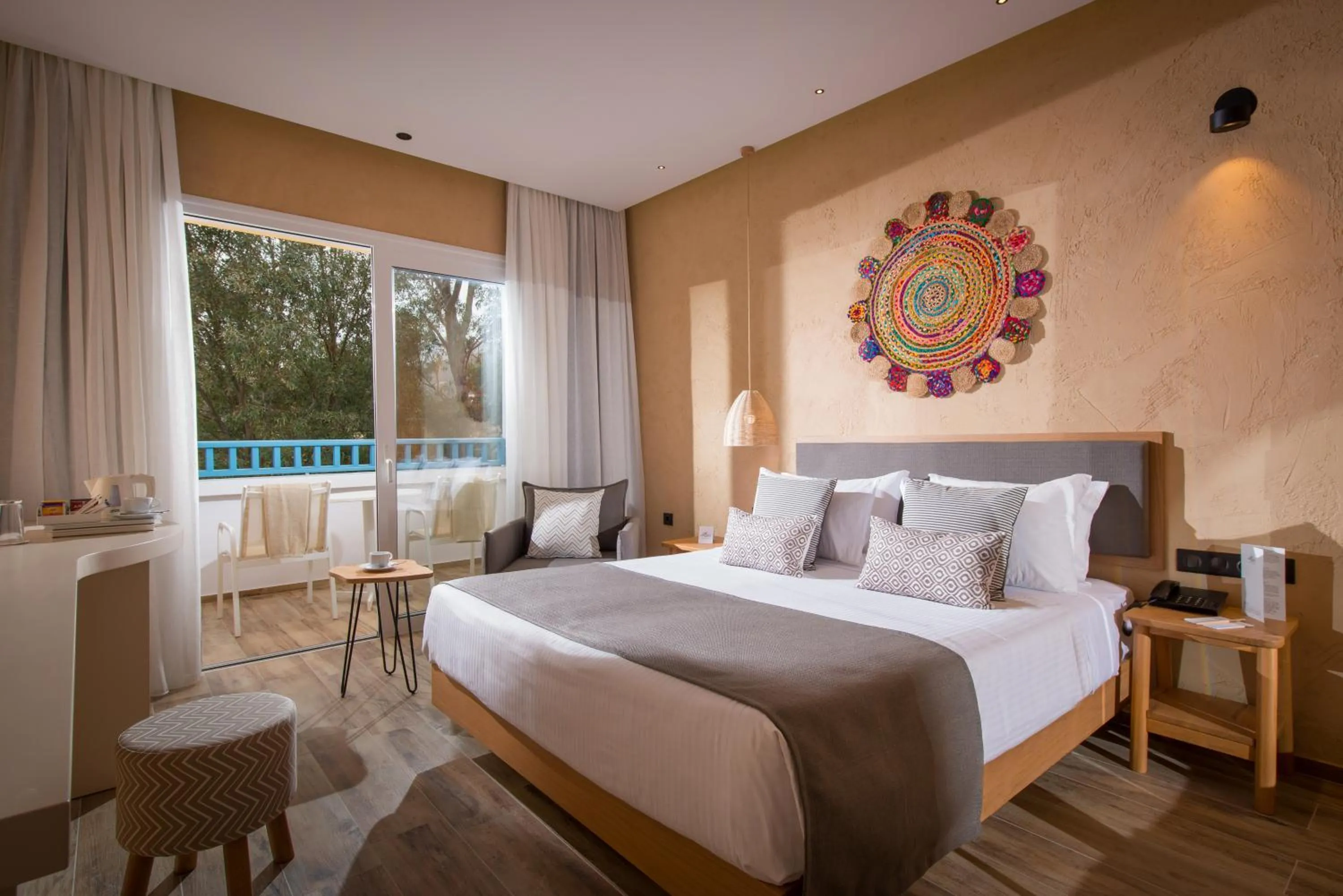 Bedroom, Bed in Fodele Beach Water Park Resort