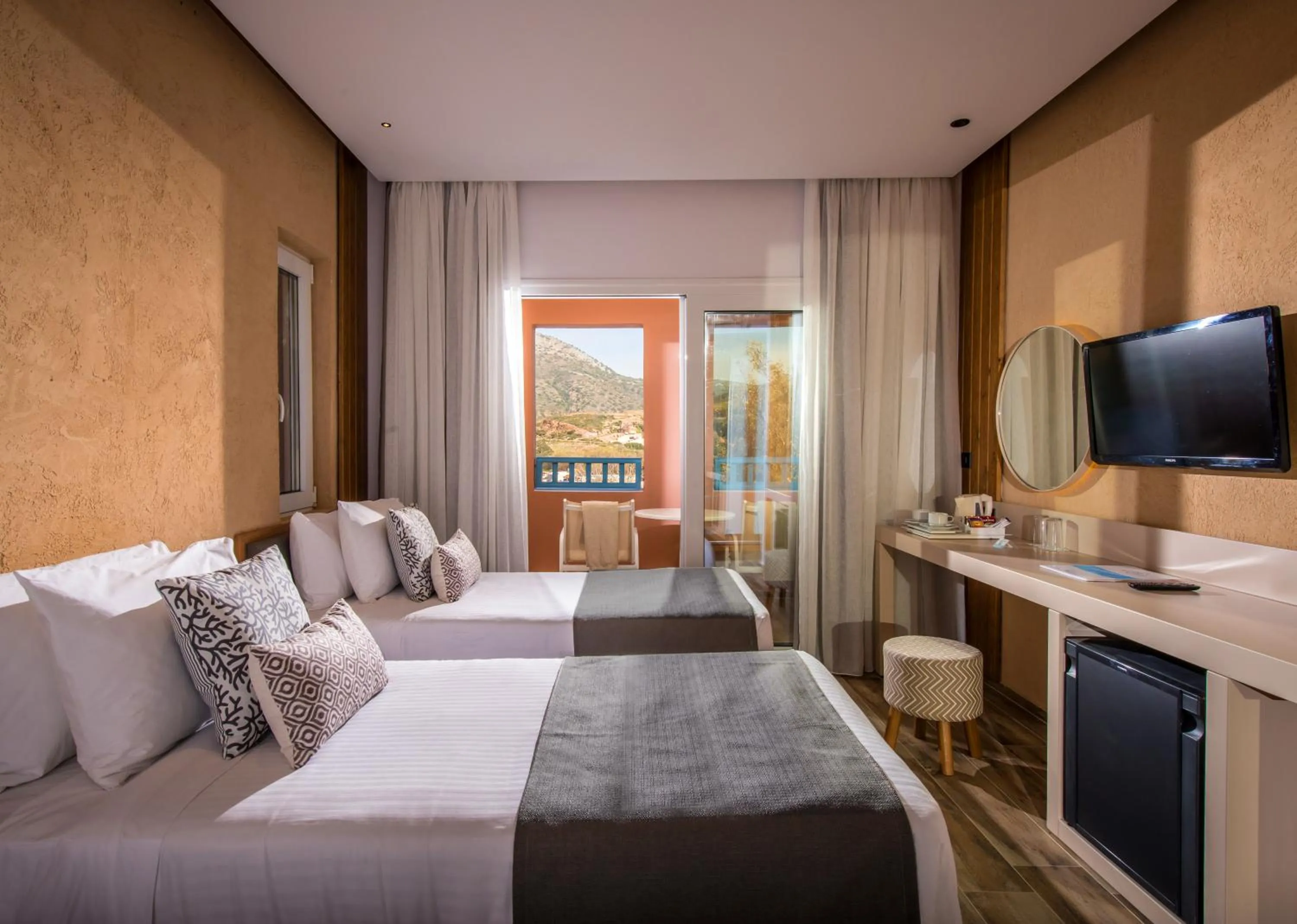 Bedroom, Bed in Fodele Beach Water Park Resort