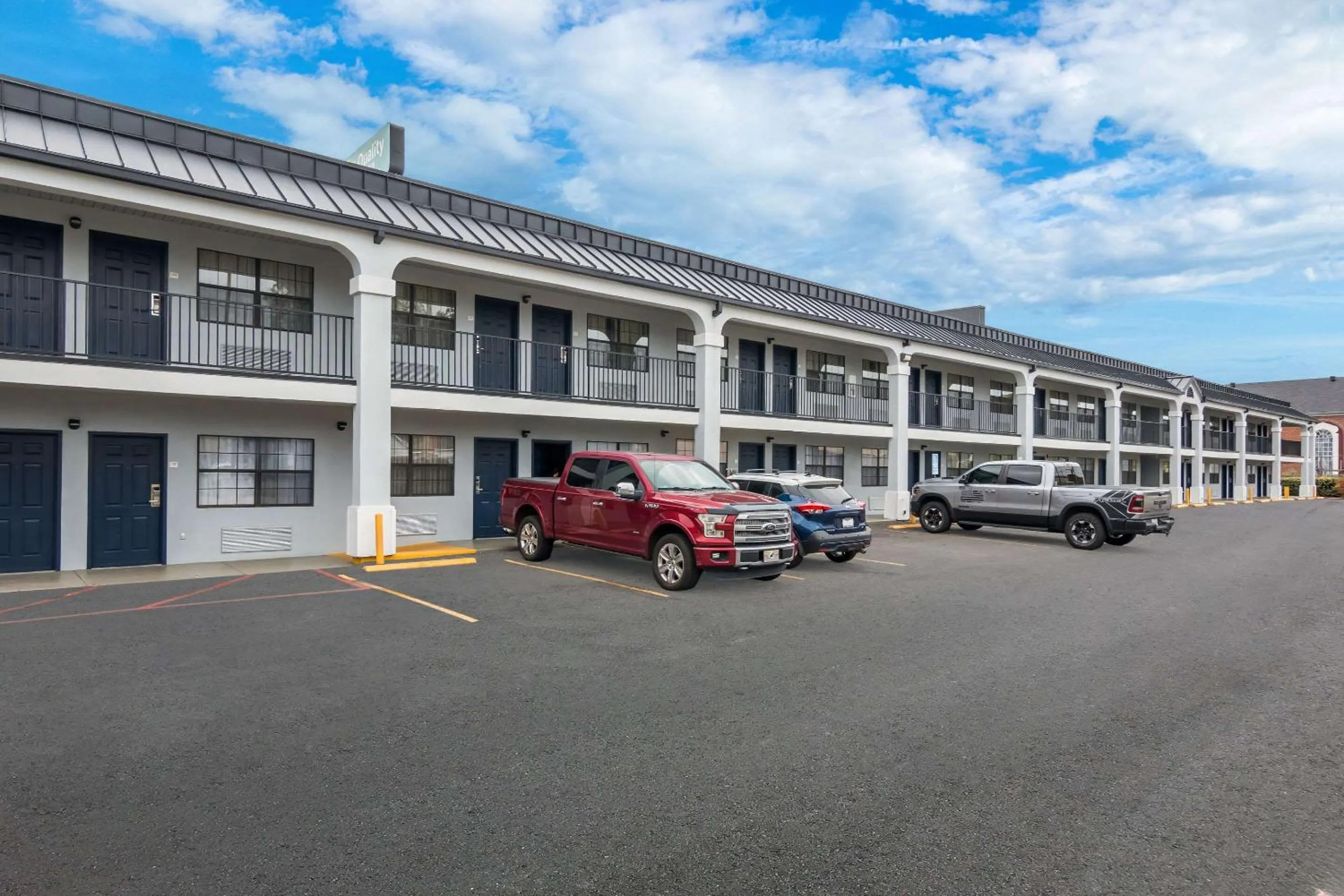 Property building in Quality Inn near Casinos and Convention Center