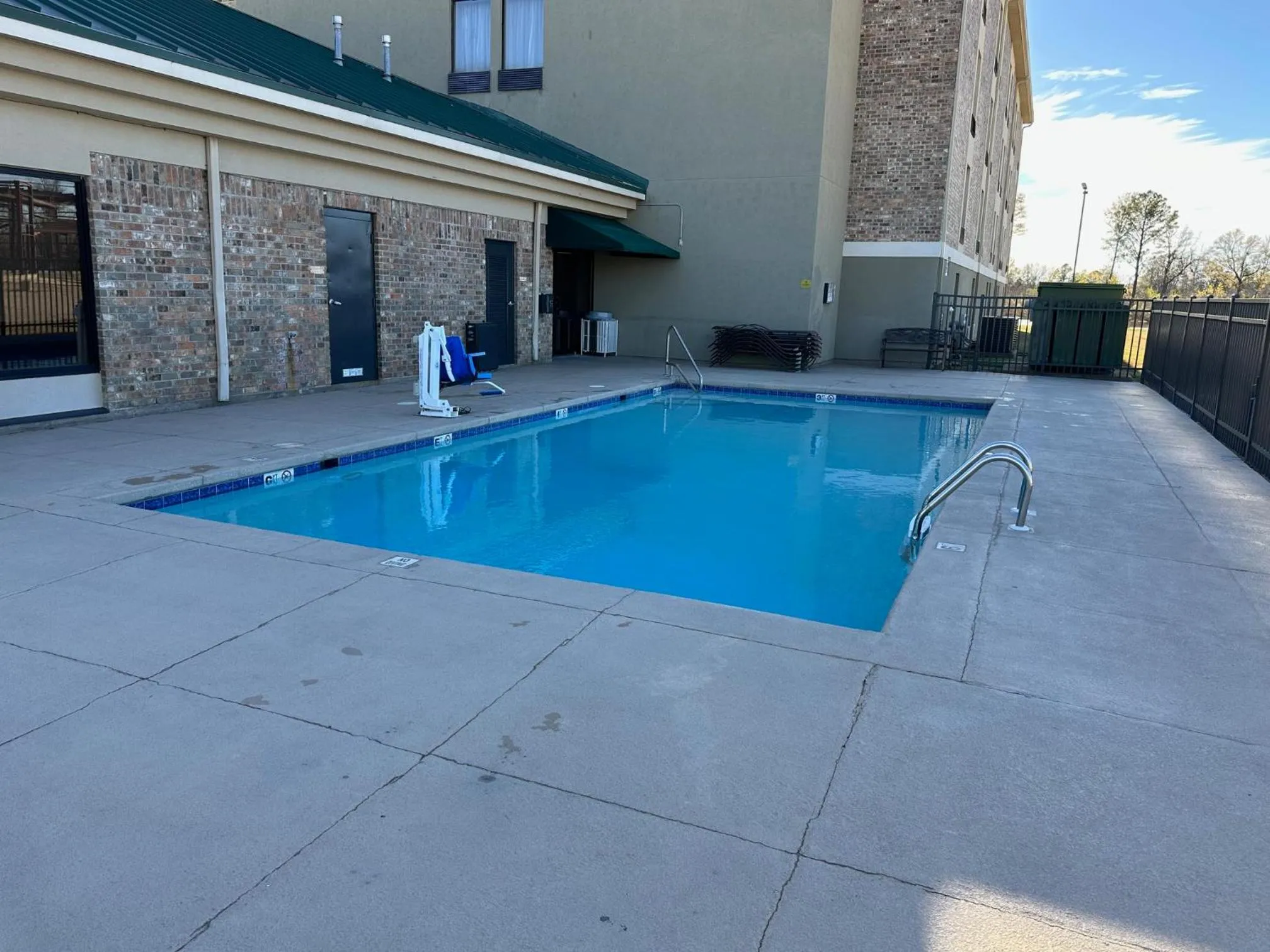 Pool view in Super 8 by Wyndham Alexandria LA