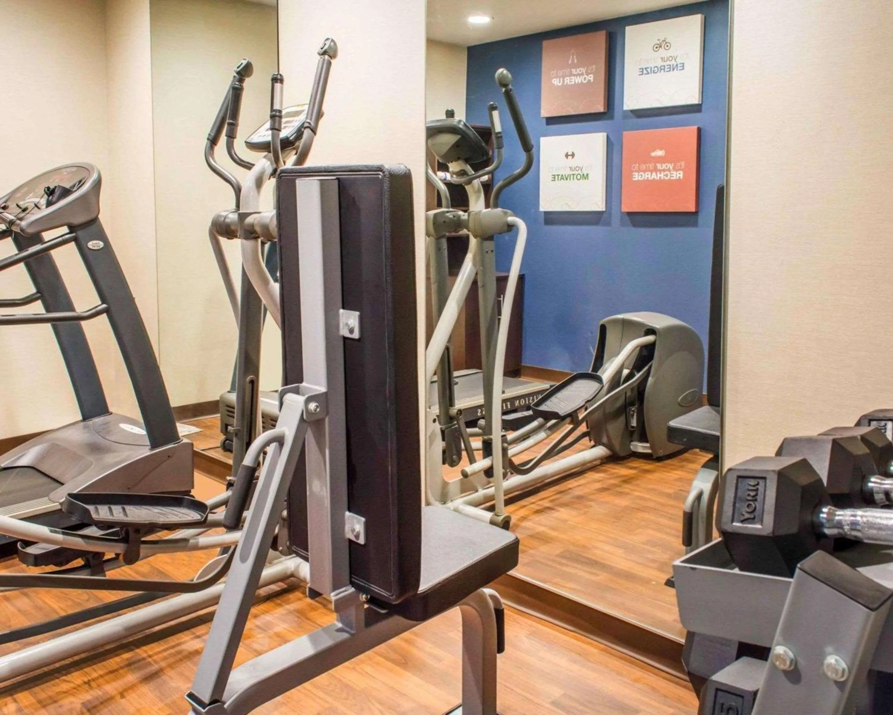 Fitness centre/facilities in Quality Suites Waldorf