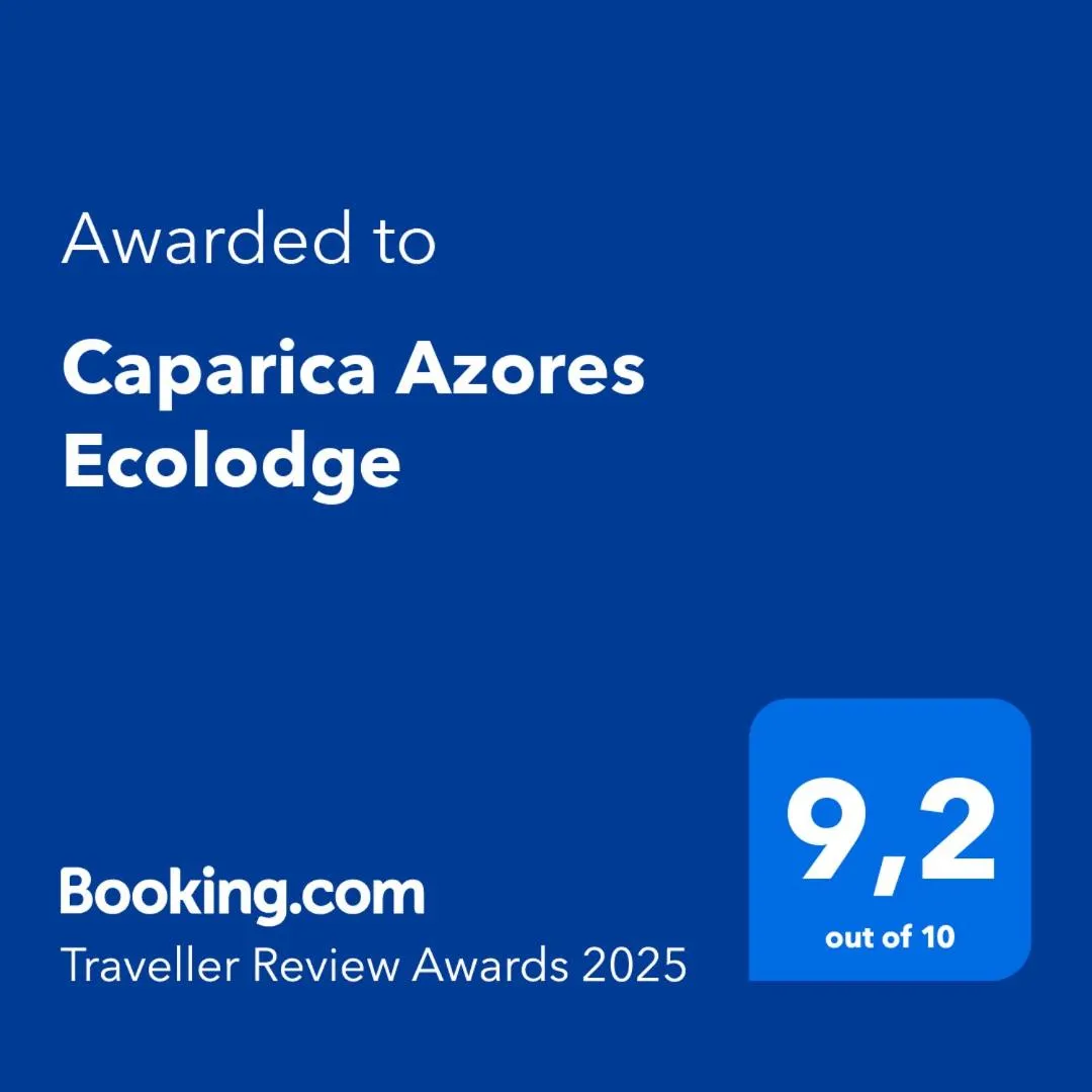 Certificate/Award in Caparica Azores Ecolodge