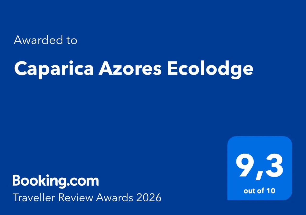 Certificate/Award in Caparica Azores Ecolodge