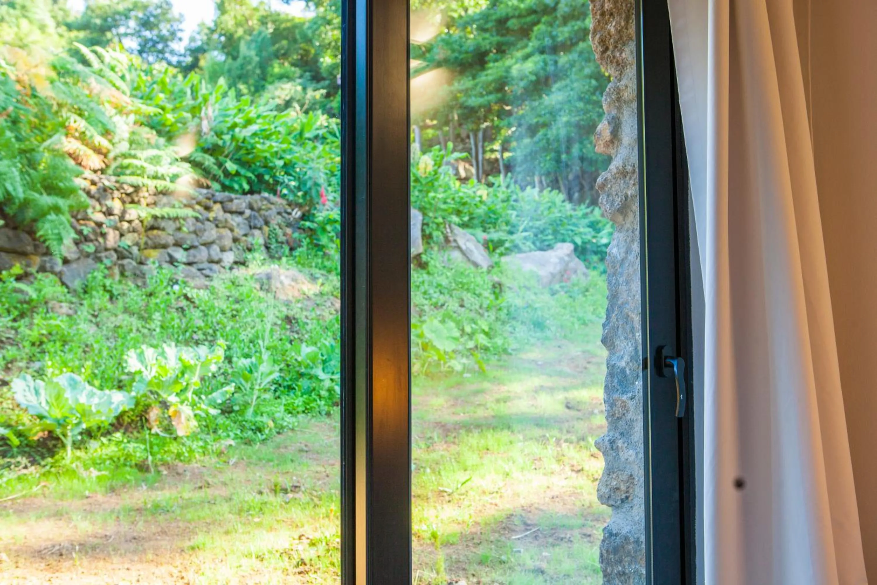 Garden view in Caparica Azores Ecolodge