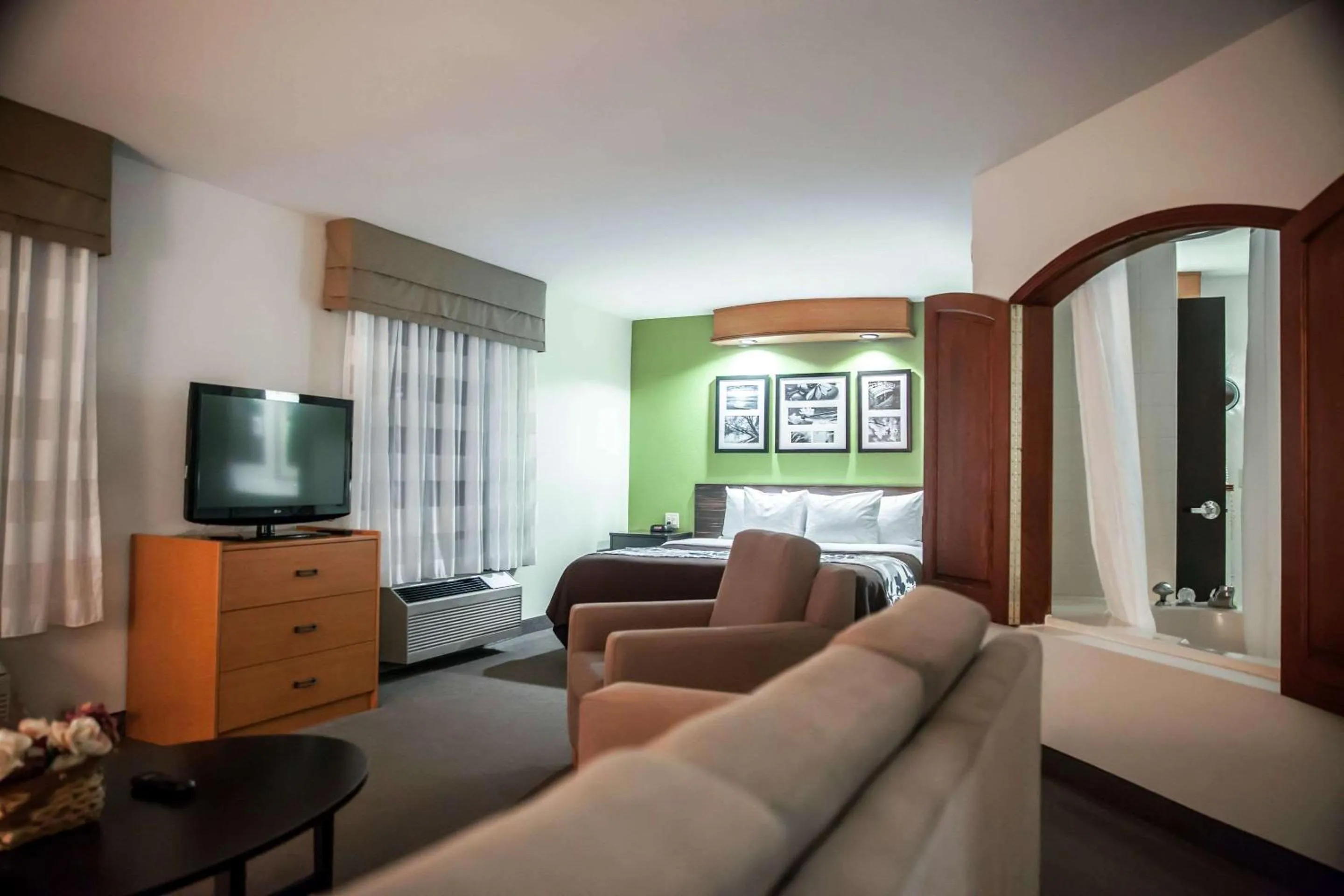 Bedroom in Sleep Inn & Suites