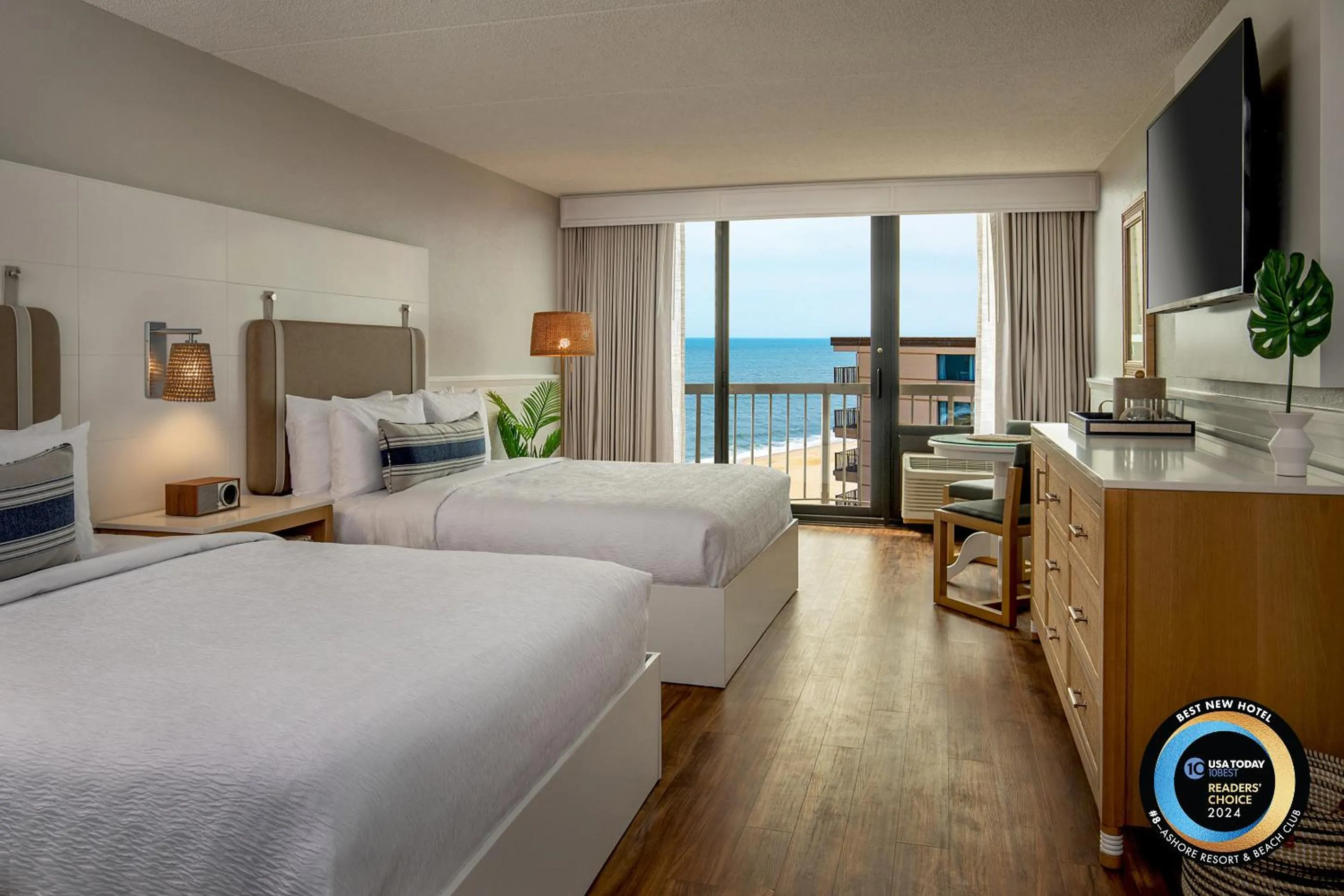 Photo of the whole room, Bed in Ashore Resort & Beach Club