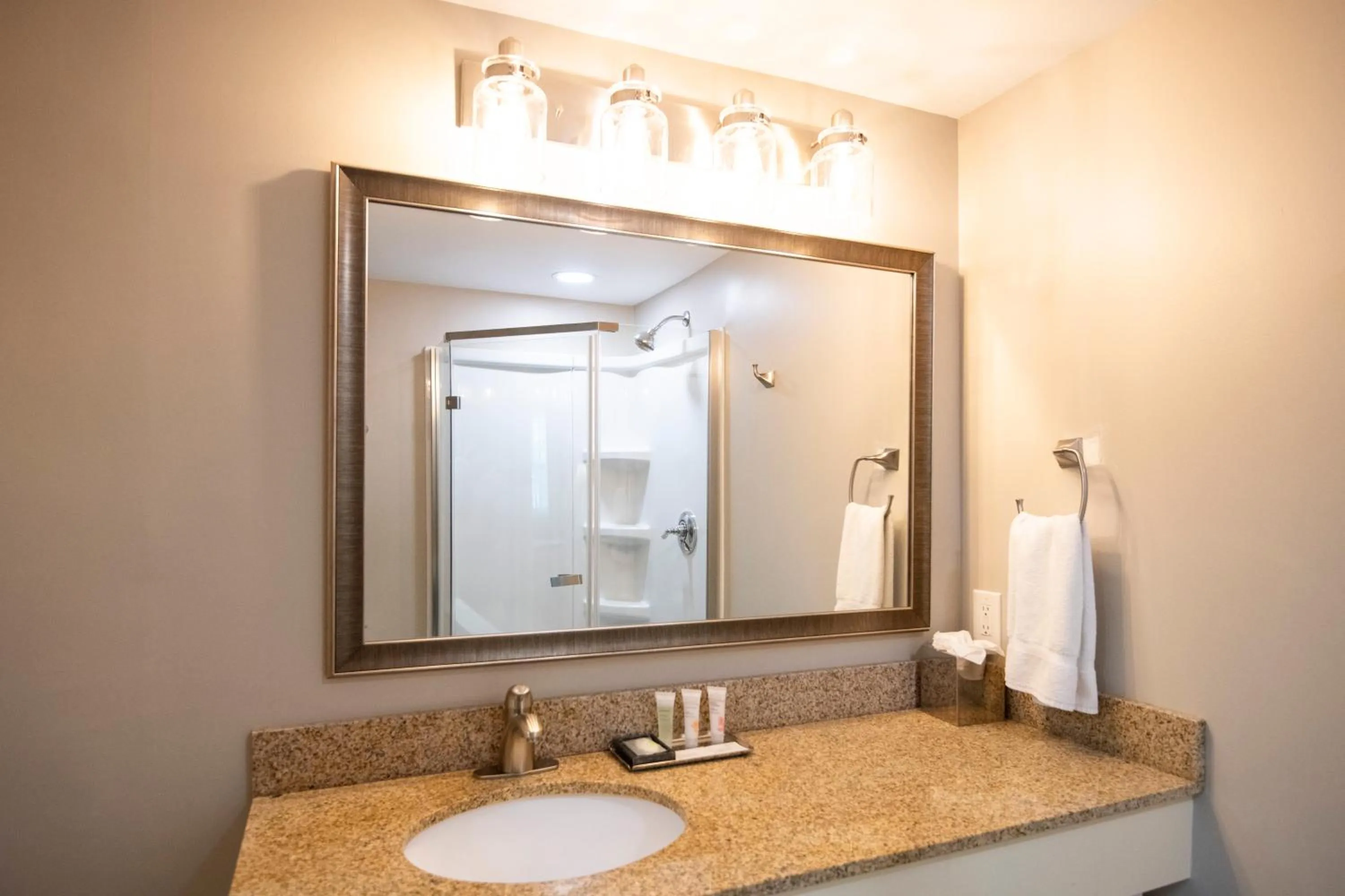 Shower in Seasider Motel