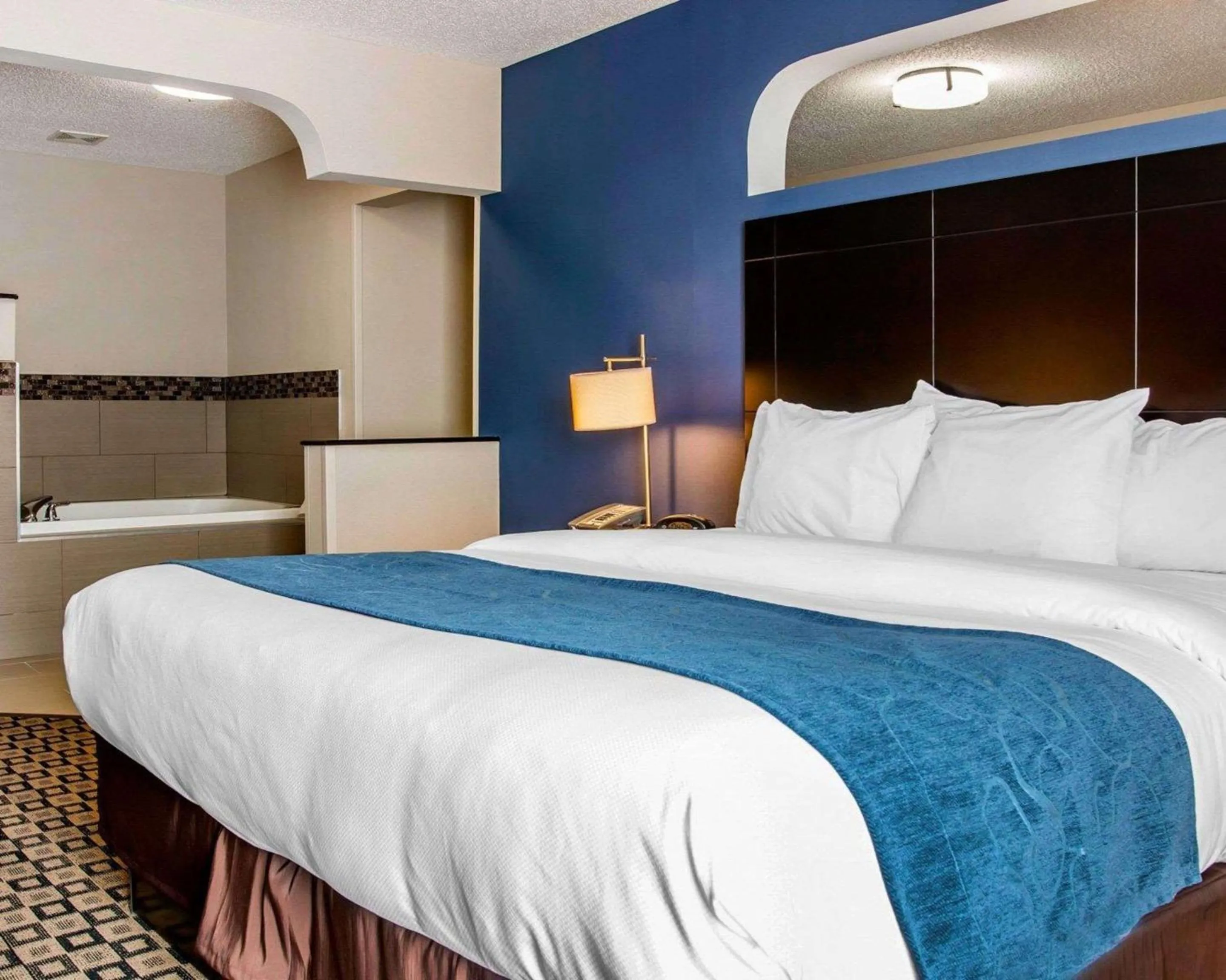 Photo of the whole room, Bed in Comfort Suites Benton Harbor - St Joseph