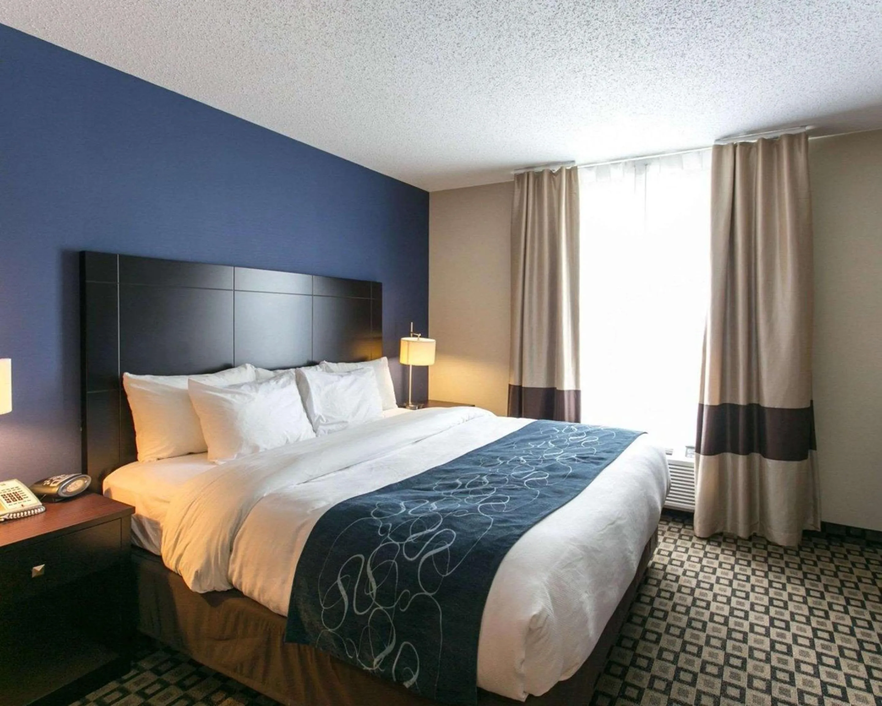 Photo of the whole room, Bed in Comfort Suites Benton Harbor - St Joseph