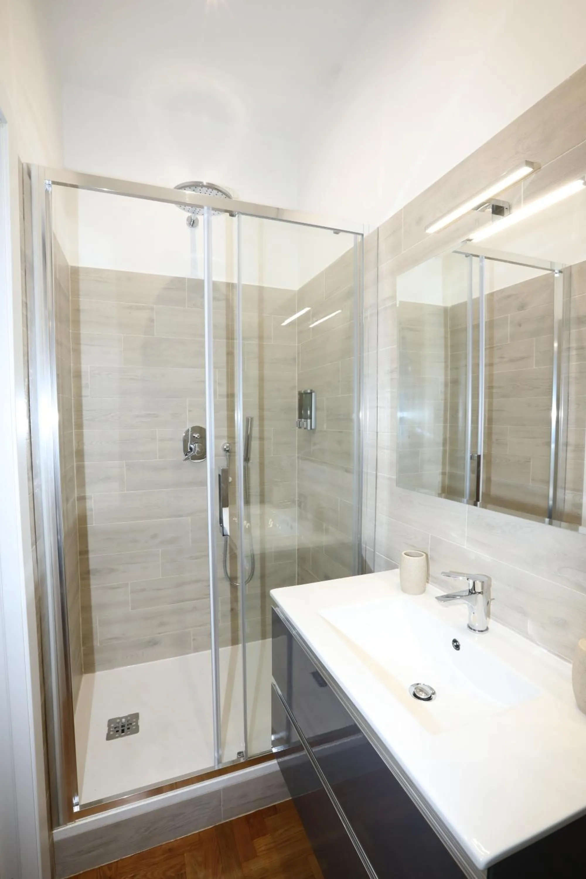 Shower in Unique luxury apartment and rooms