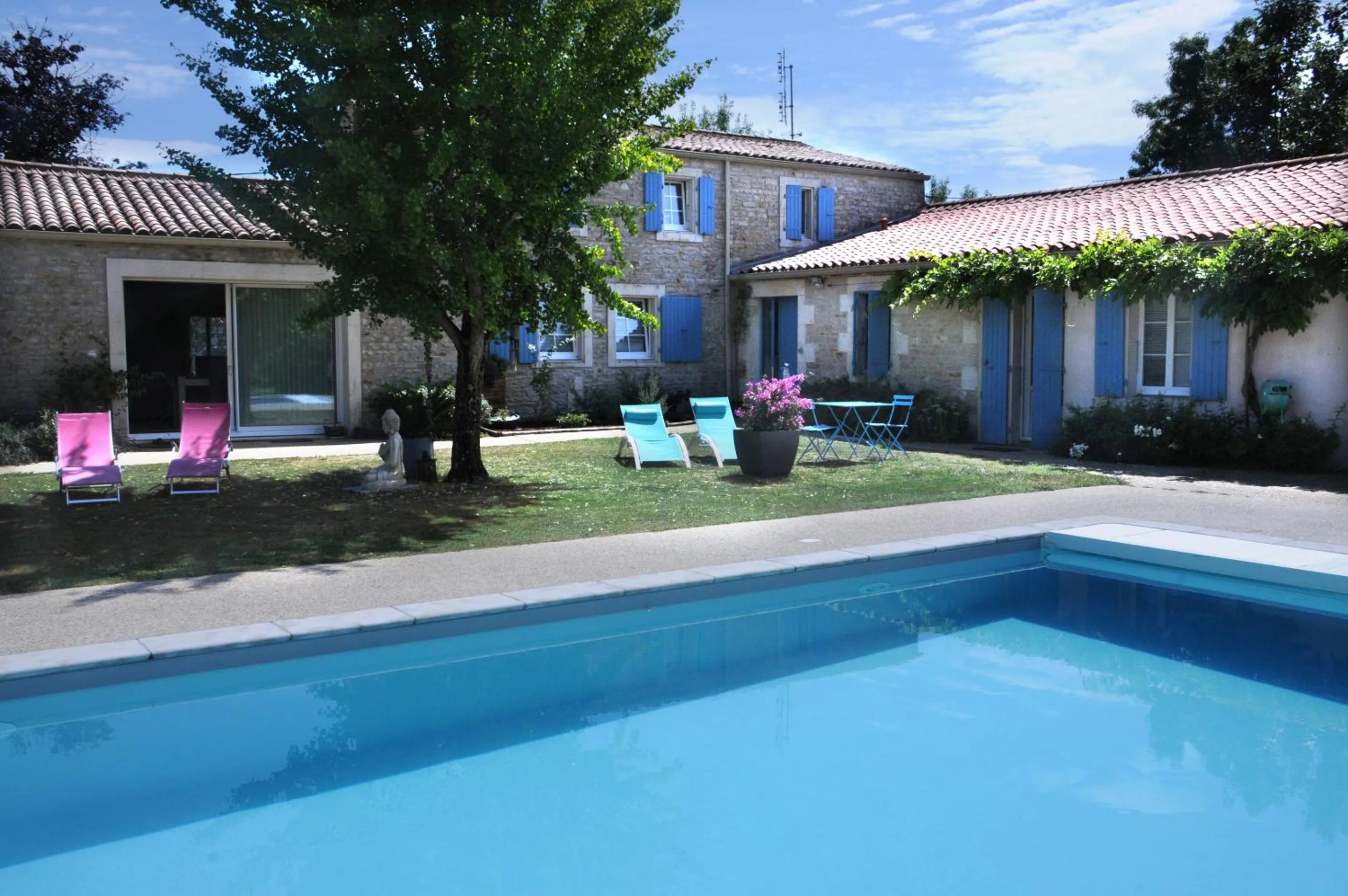 Garden in L'instant bleu