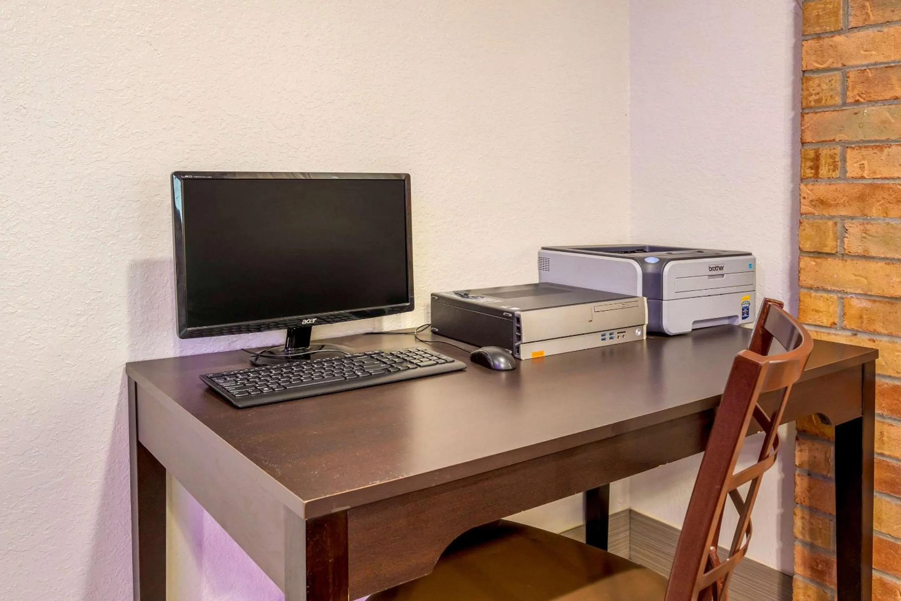 On site in Rodeway Inn