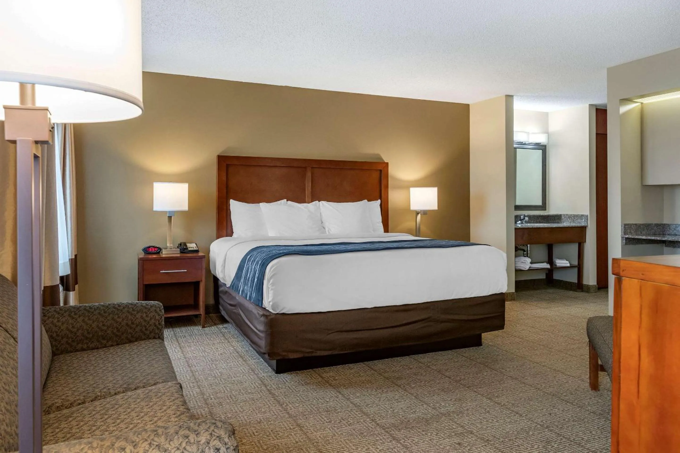 Photo of the whole room, Bed in Comfort Inn & Suites Dimondale - Lansing