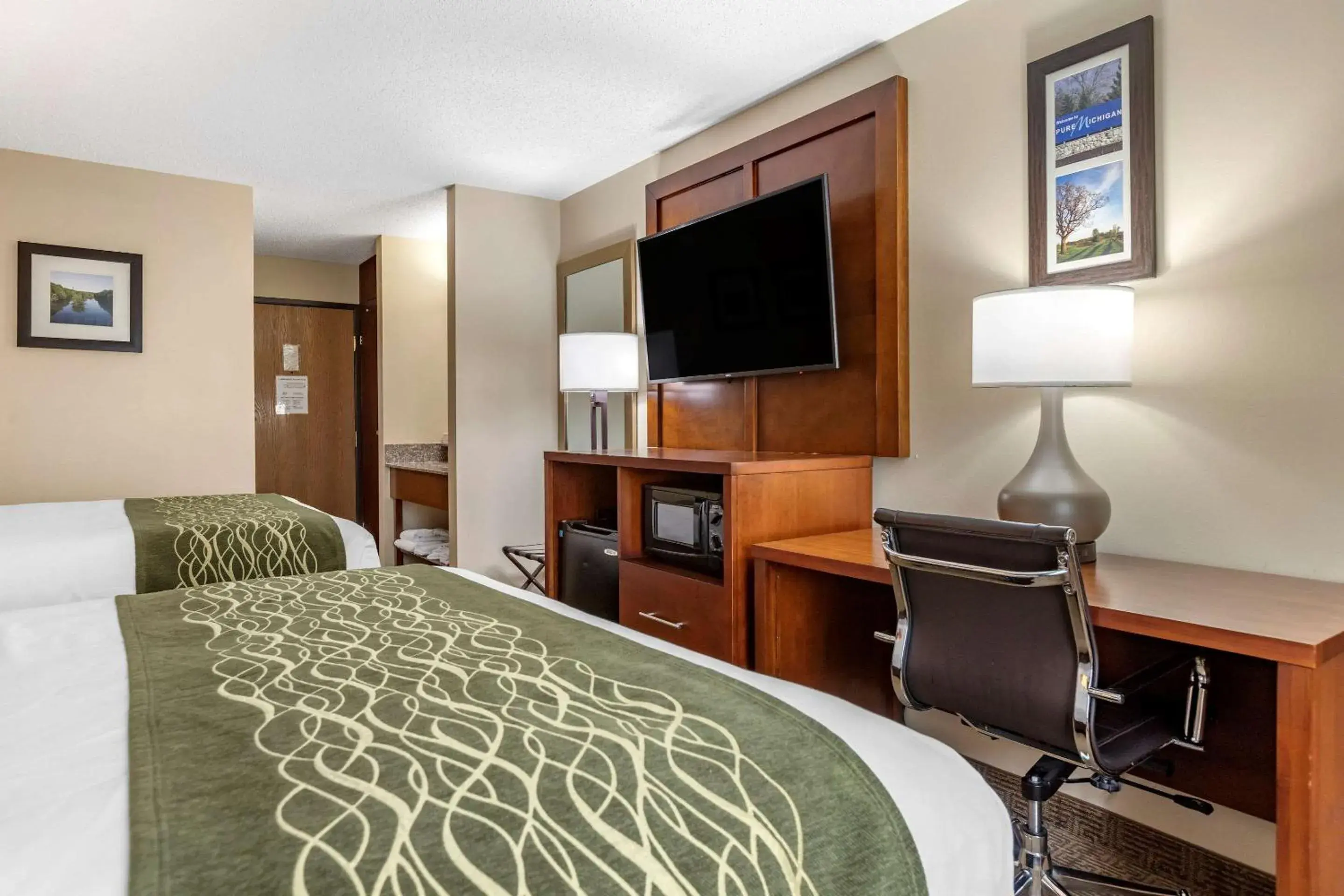 Queen Room with Two Queen Beds - Non-Smoking in Comfort Inn & Suites Dimondale - Lansing Queen Room with Two Queen Beds - Non-Smoking in Comfort Inn & Suites Dimondale - Lansing