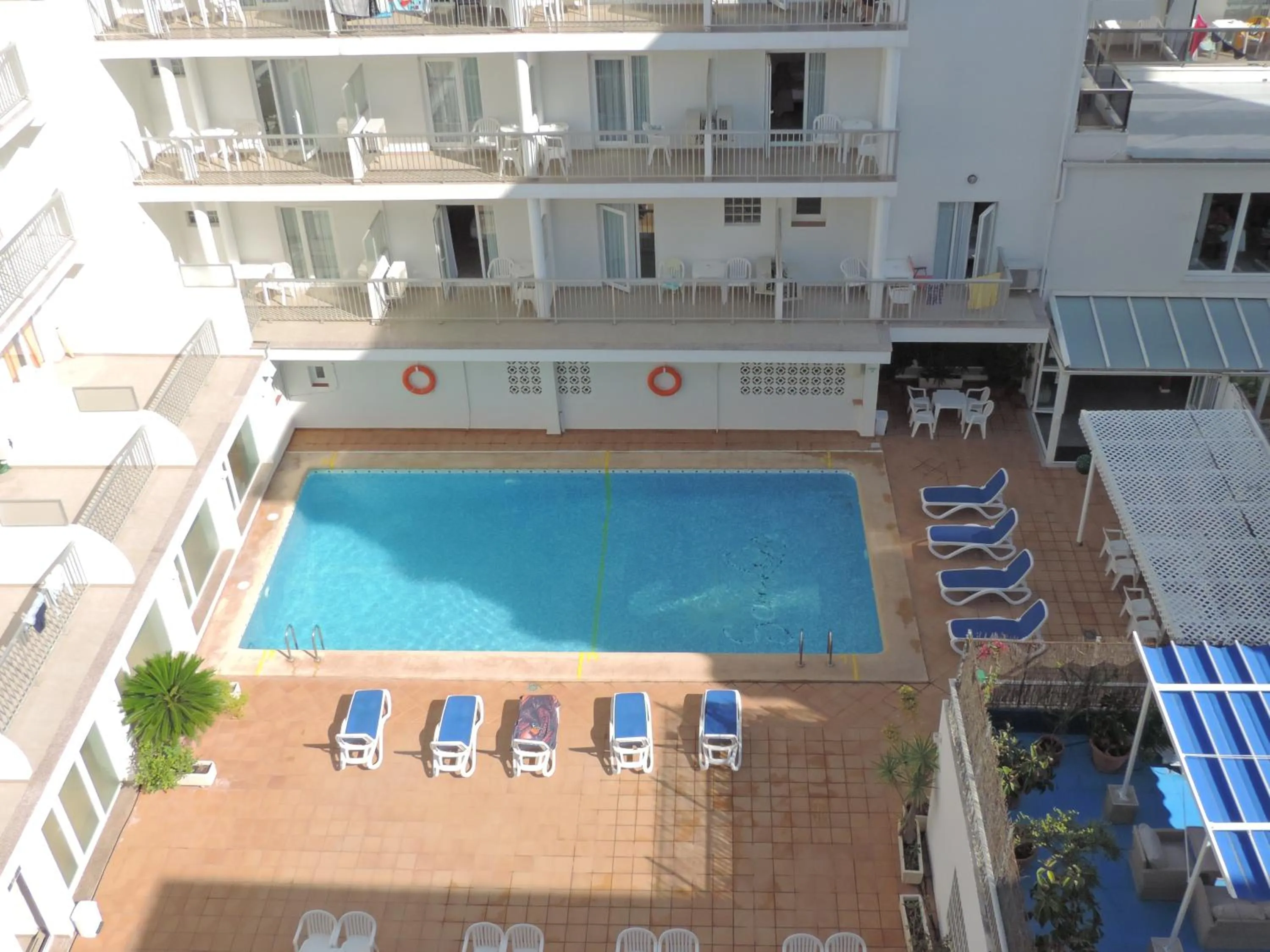 Patio in Hotel San Luis