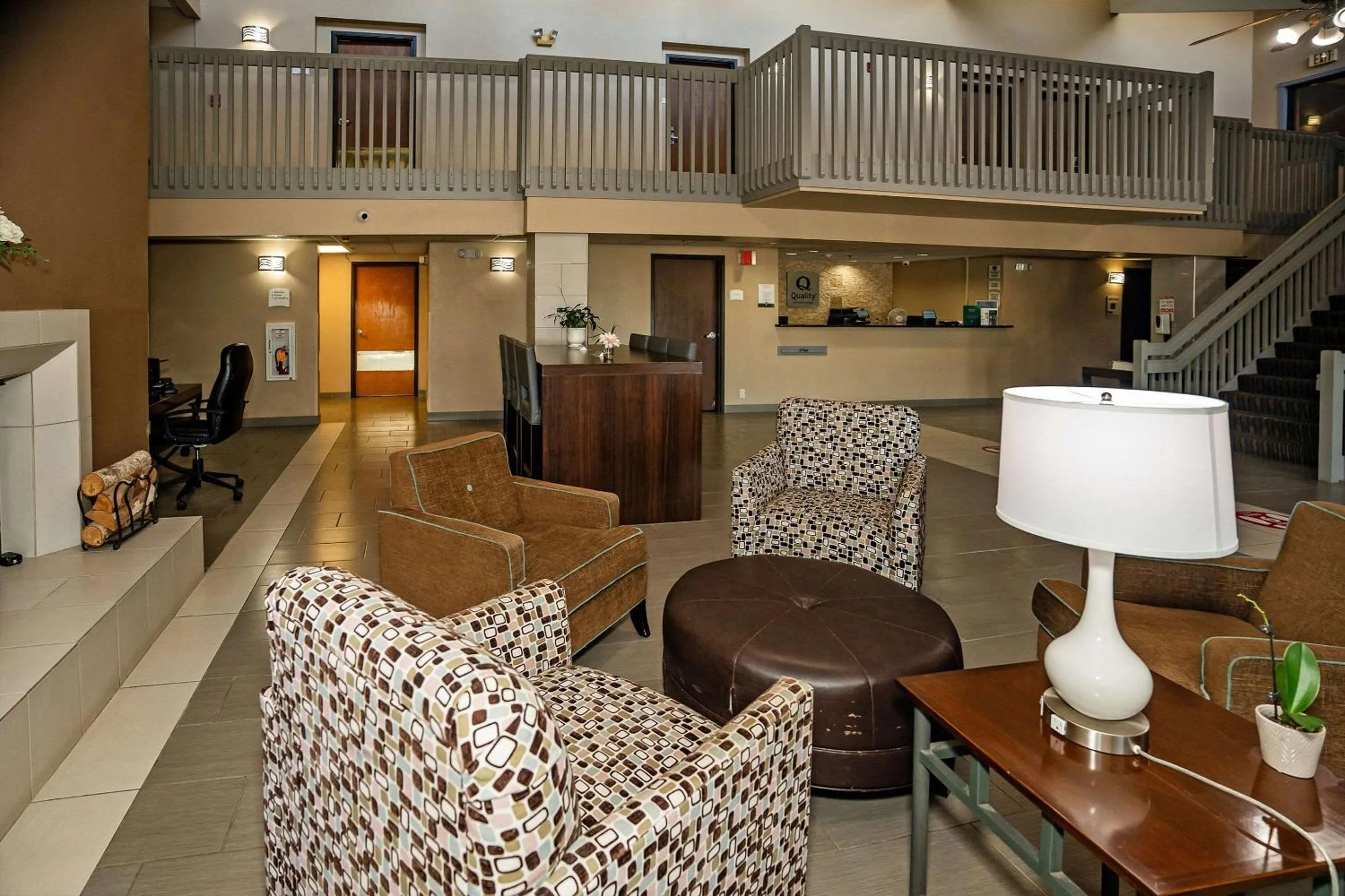Lobby or reception in Quality Inn near Medical Center